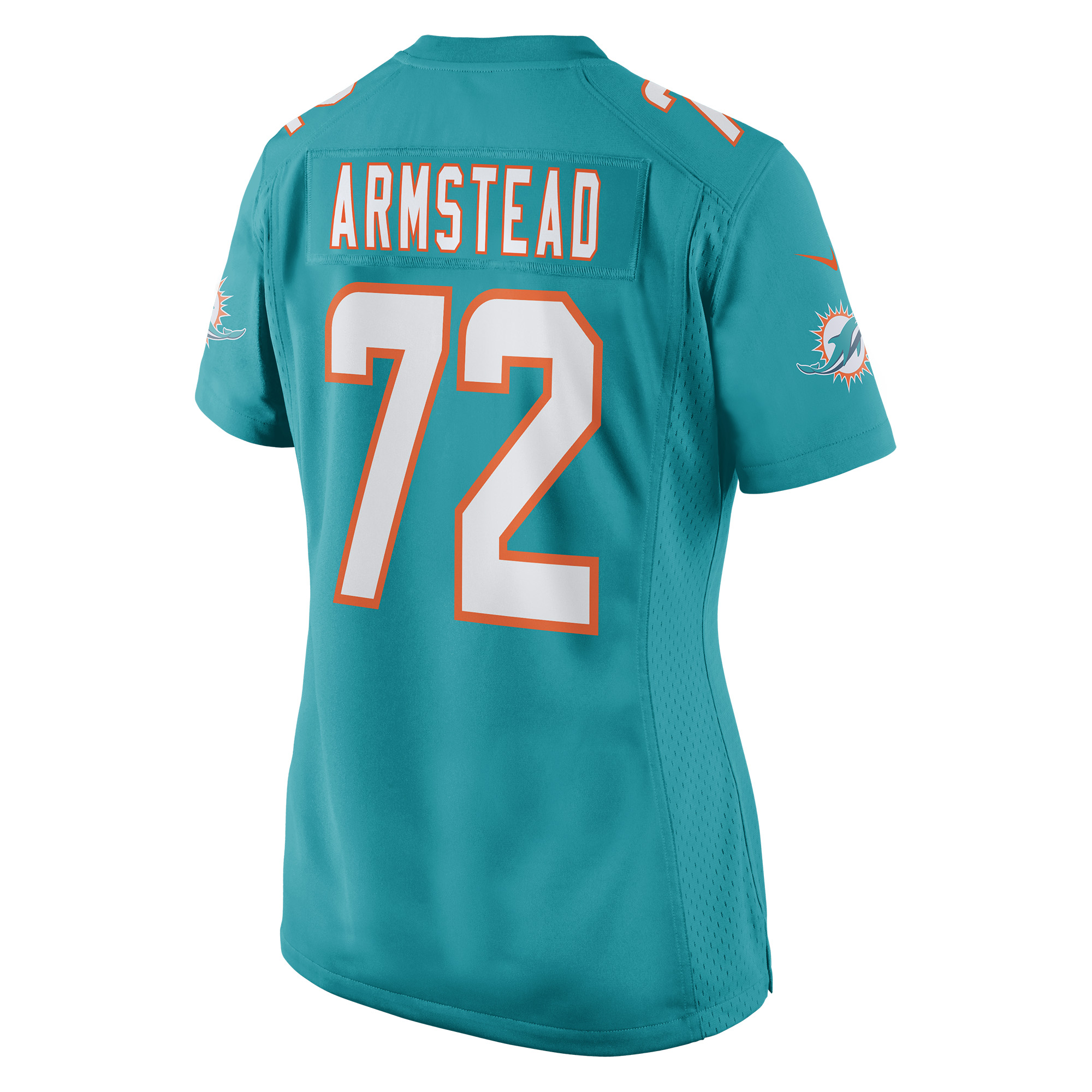 Terron Armstead Miami Dolphins Women's Game Jersey - Aqua