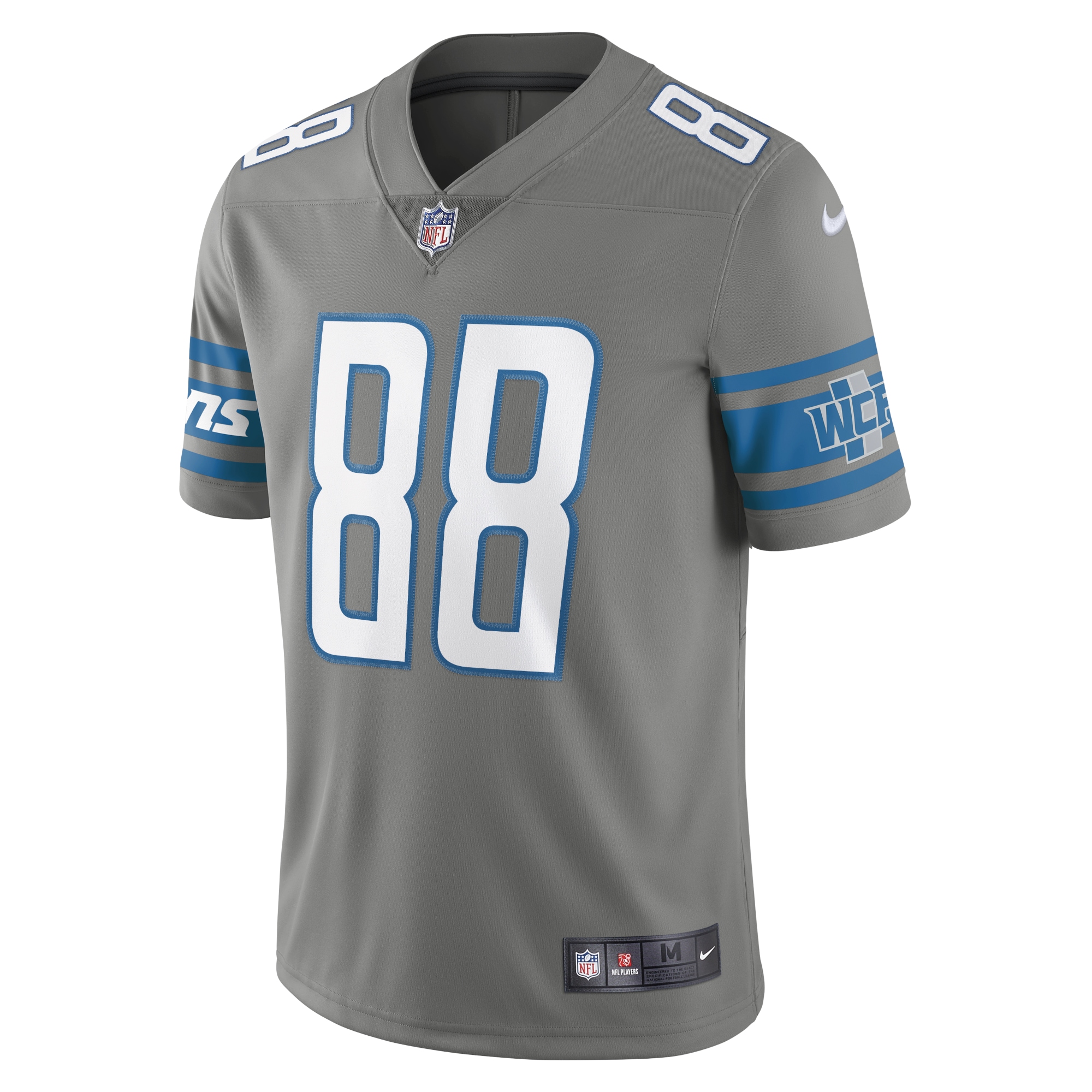 T.J. Hockenson Detroit LionsVapor Limited Jersey - Steel