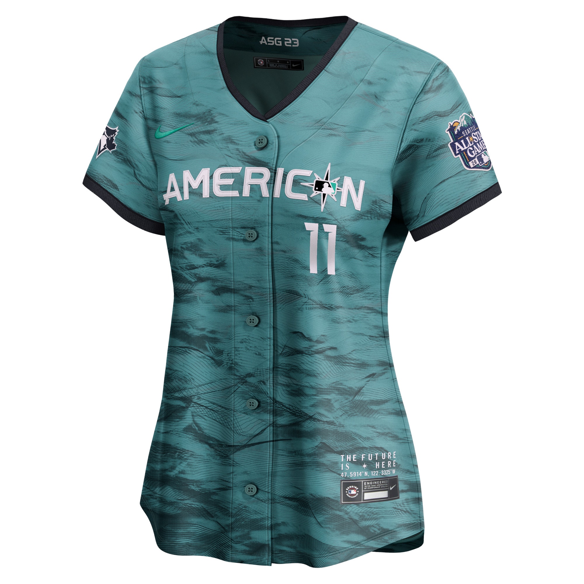 Bo Bichette American League Women's 2023 MLB All-Star Game Limited Player Jersey - Teal