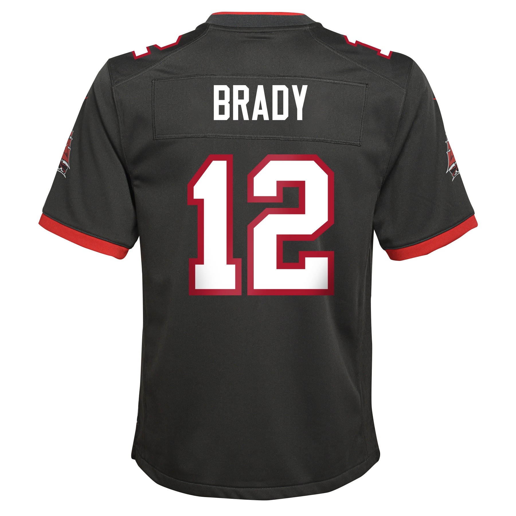 Tom Brady Tampa Bay BuccaneersYouth Alternate Game Jersey - Pewter