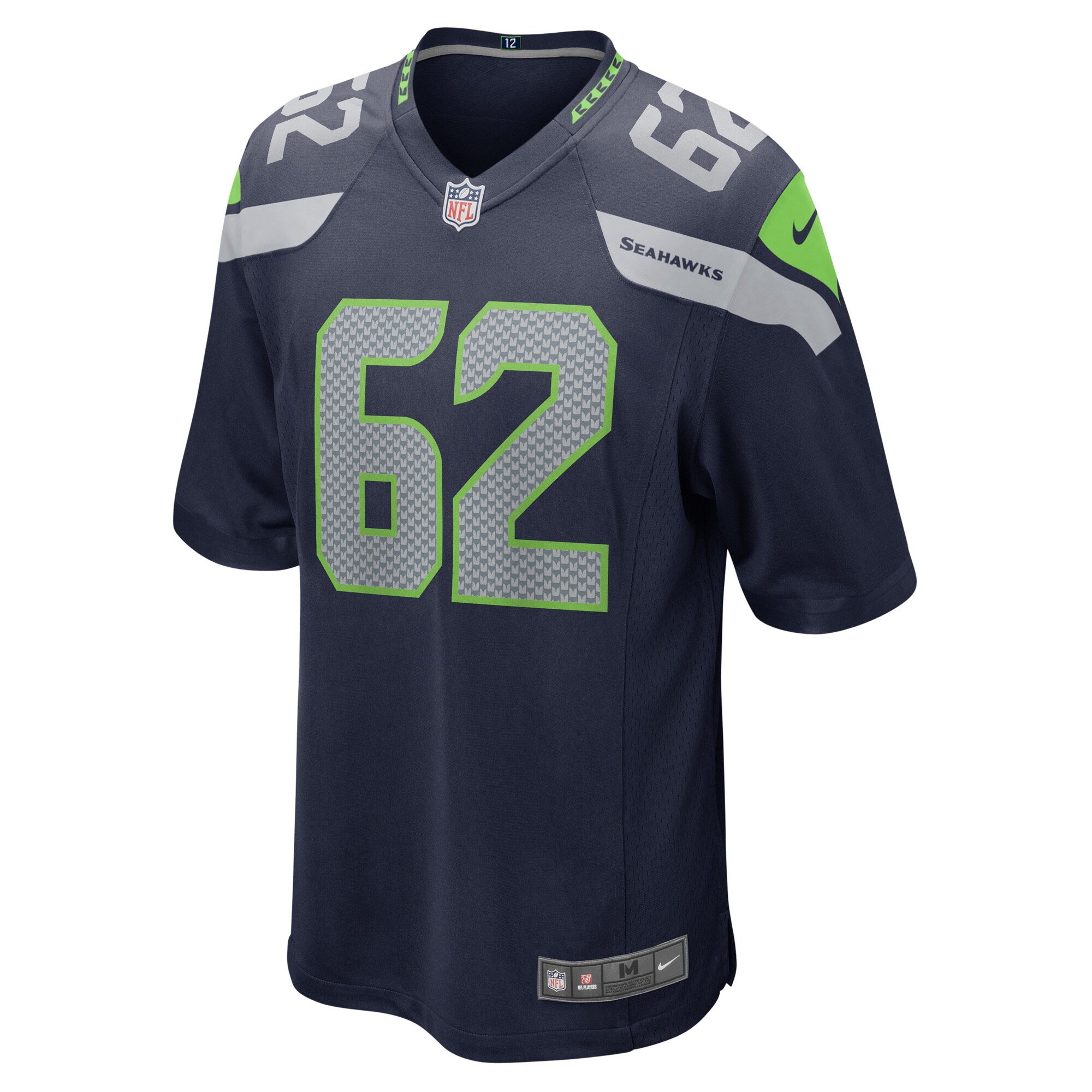 Joey Hunt Seattle SeahawksHome Game Player Jersey - College Navy