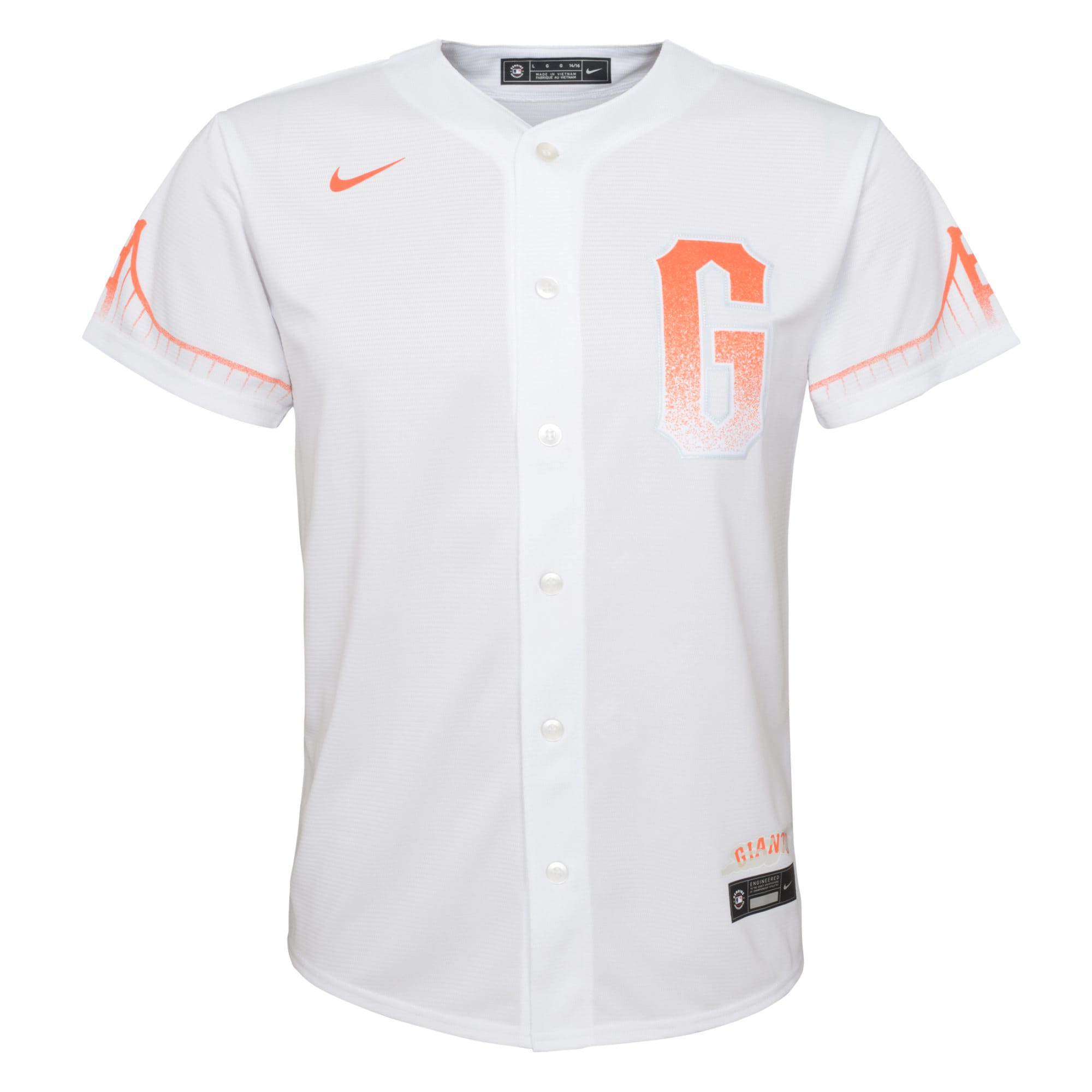 Brandon Crawford San Francisco GiantsYouth City Connect Replica Player Jersey - White