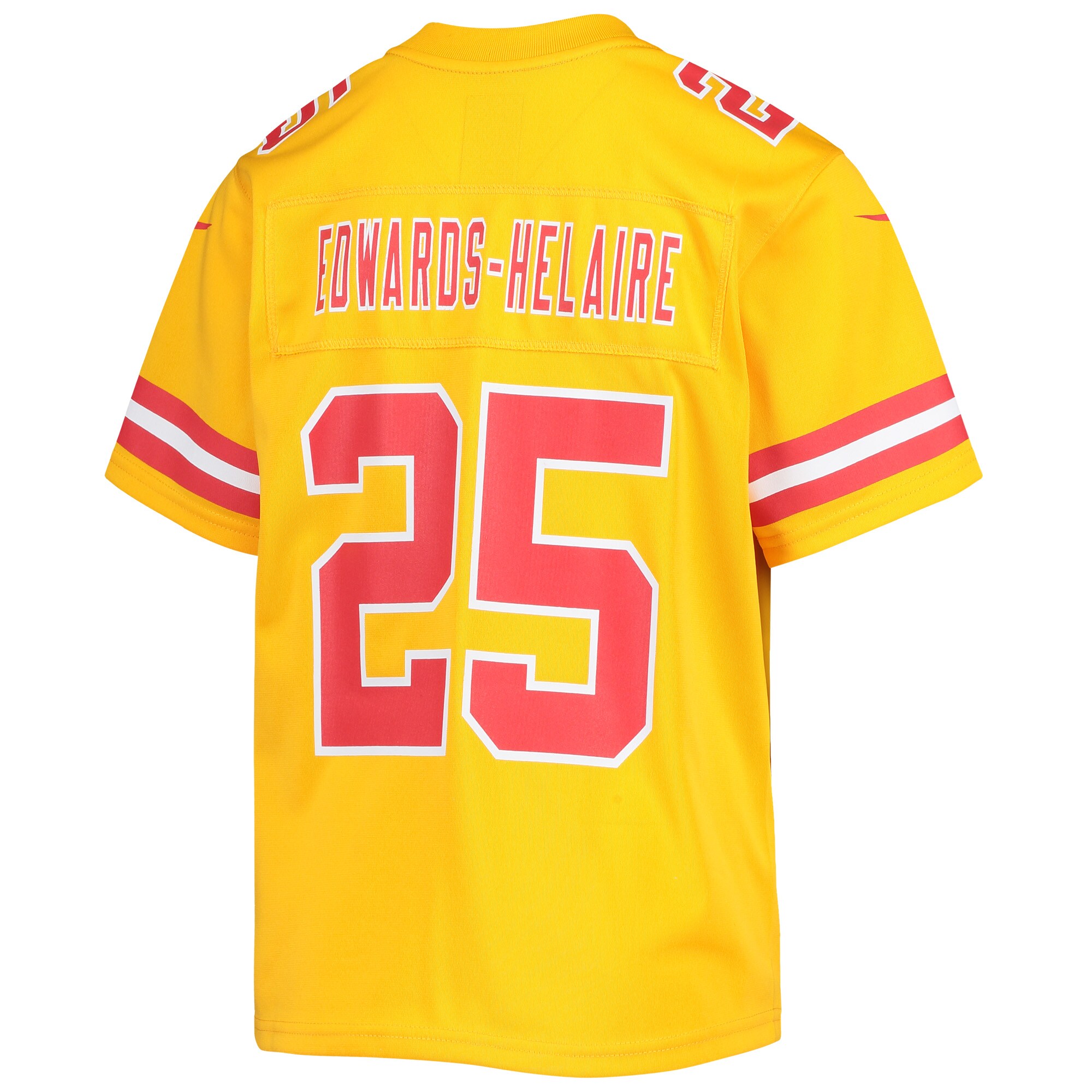 Clyde Edwards-Helaire Kansas City ChiefsYouth Inverted Team Game Jersey - Gold