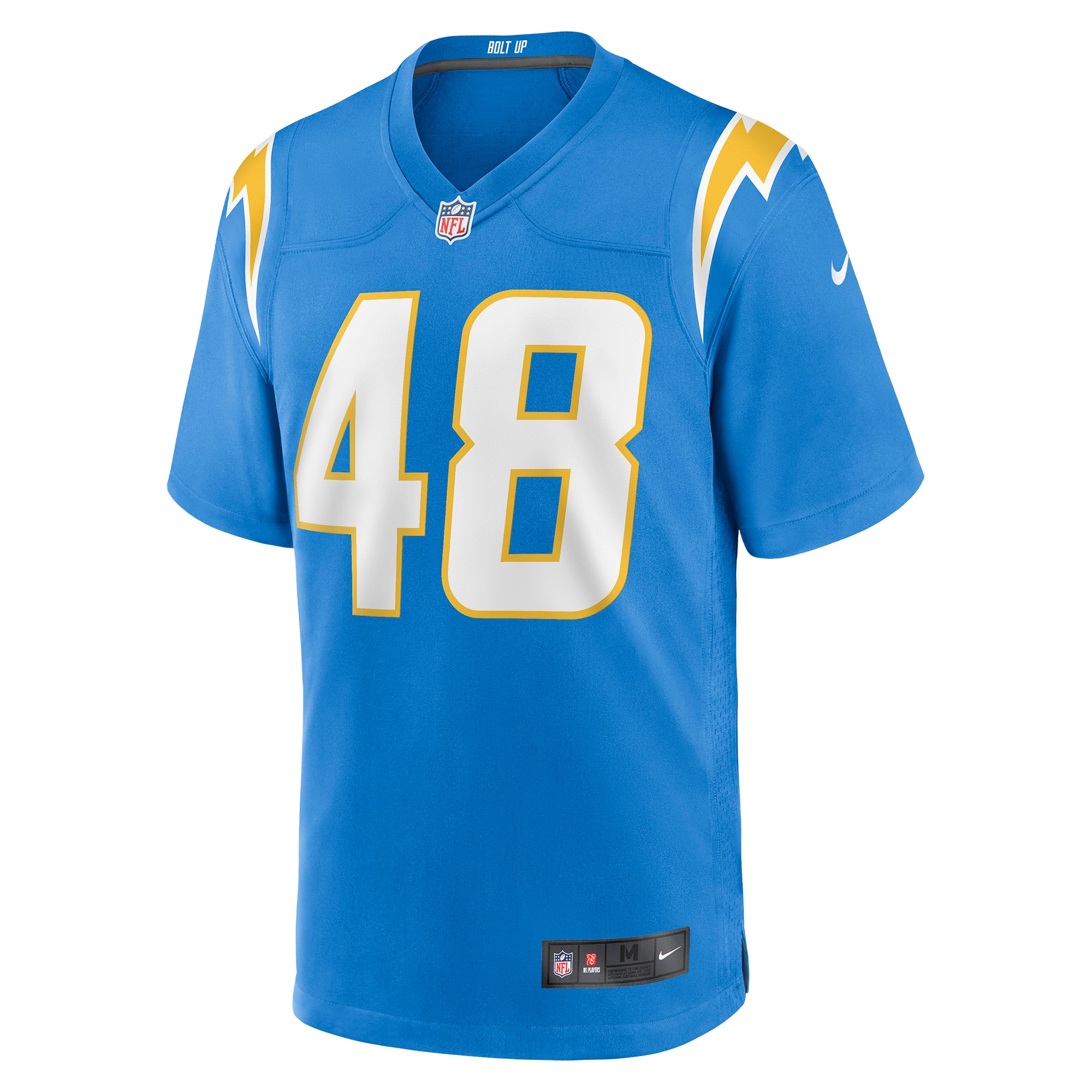 Stone Smartt Los Angeles ChargersGame Player Jersey - Powder Blue