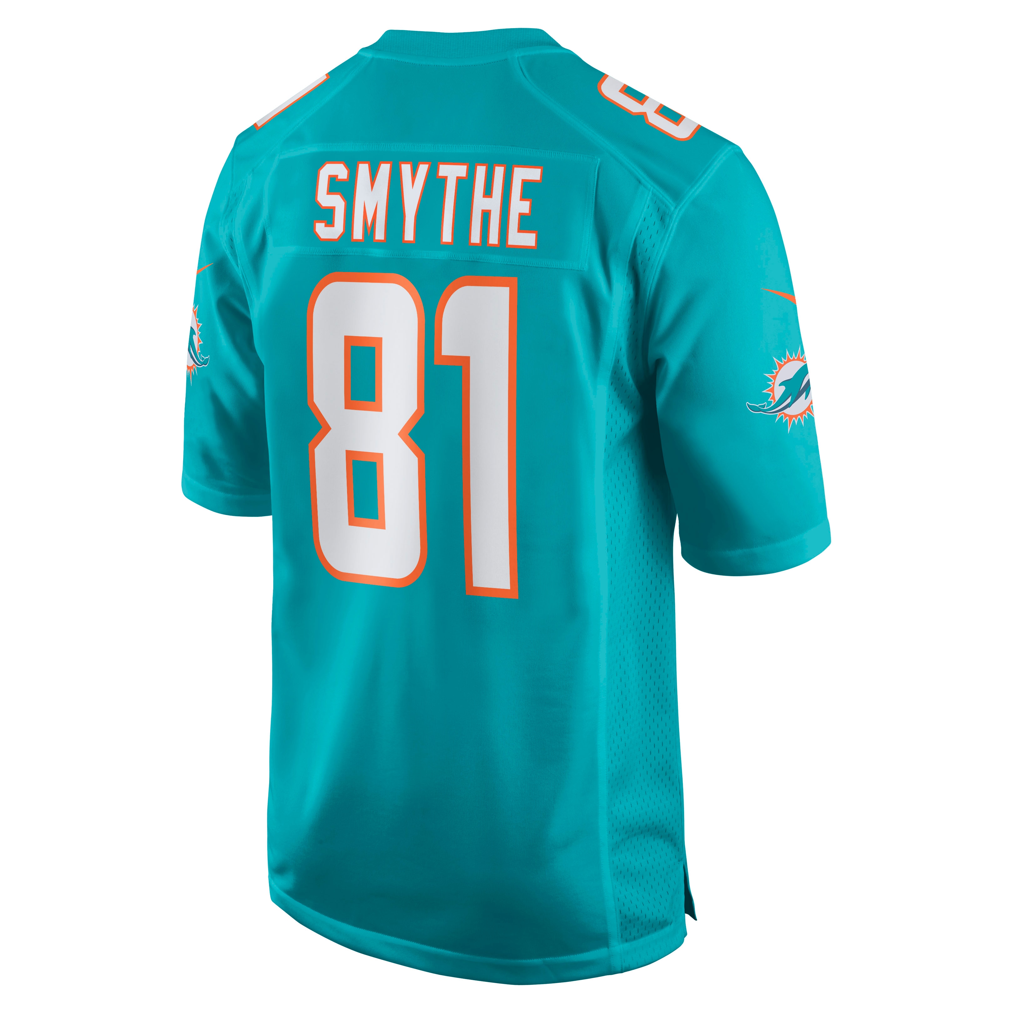 Durham Smythe Miami DolphinsGame Jersey - Aqua