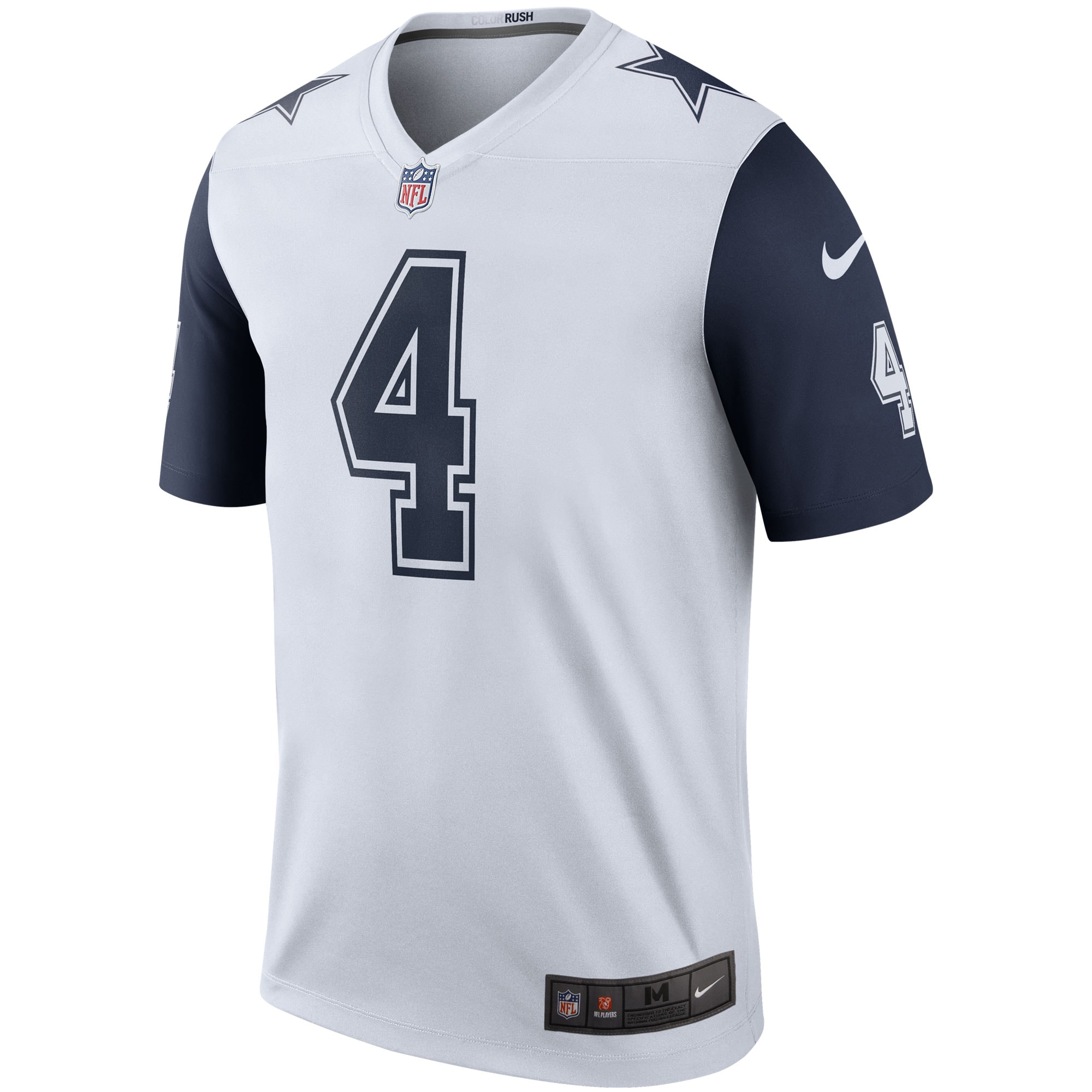 Dak Prescott Dallas CowboysColor Rush Legend Player Jersey - White
