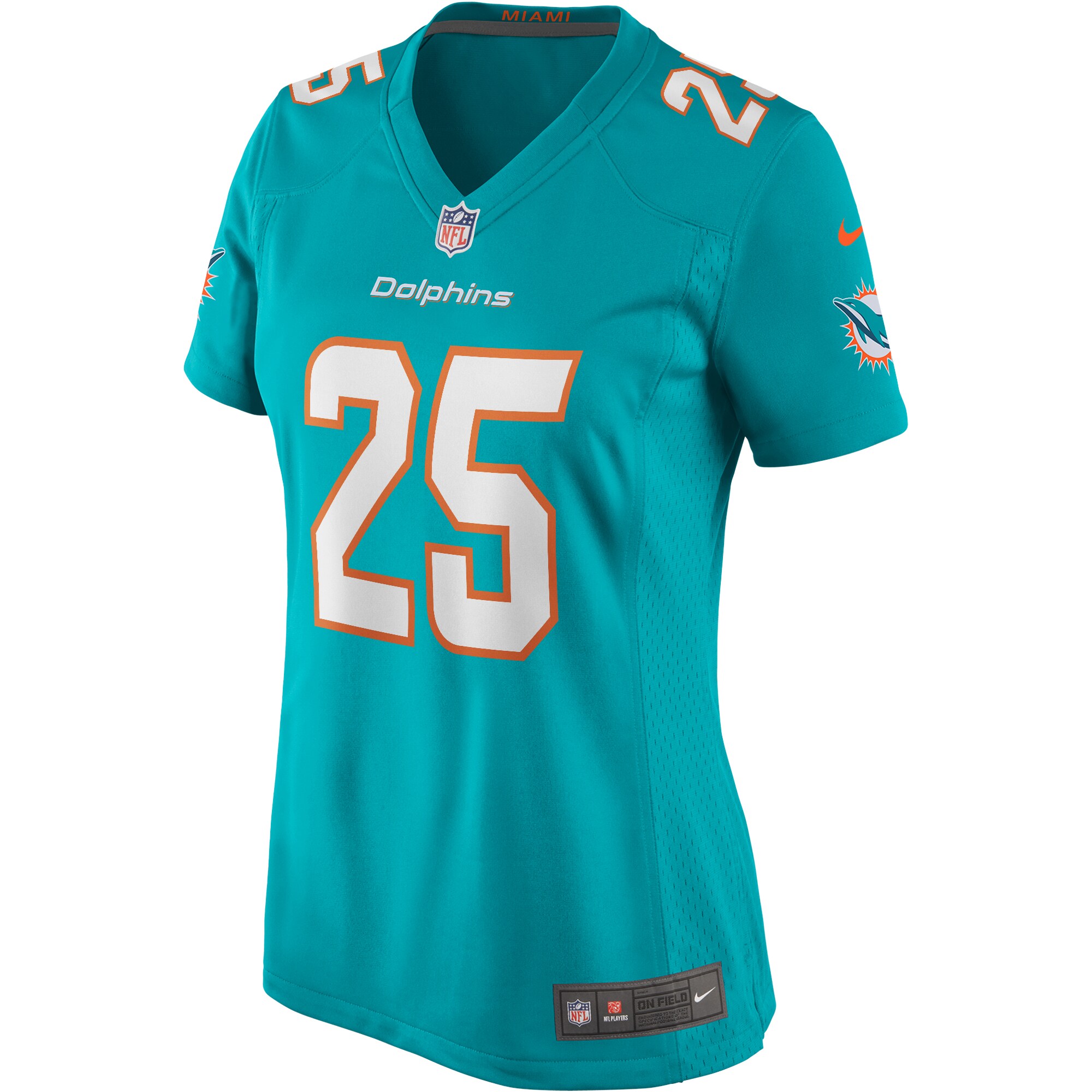 Xavien Howard Miami Dolphins Women's Game Jersey - Aqua