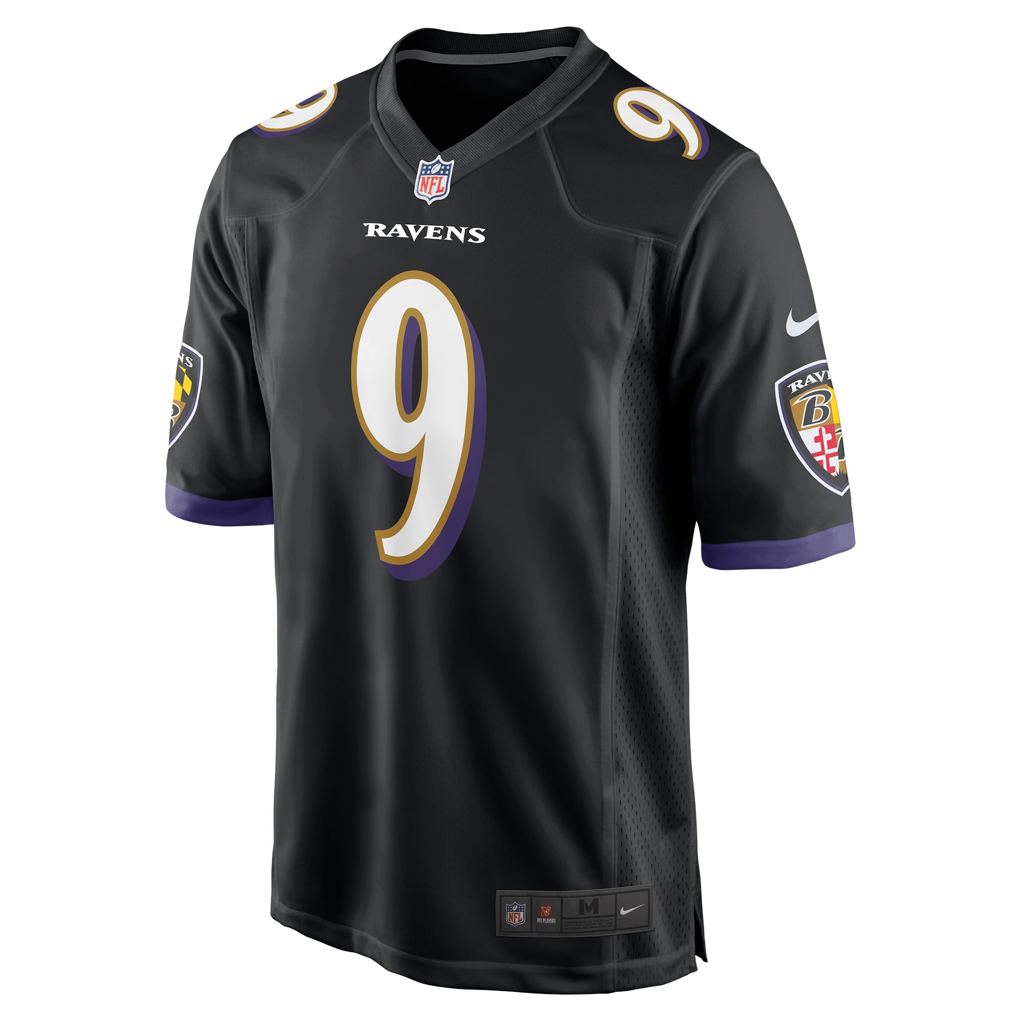 Justin Tucker Baltimore RavensPlayer Game Jersey - Black