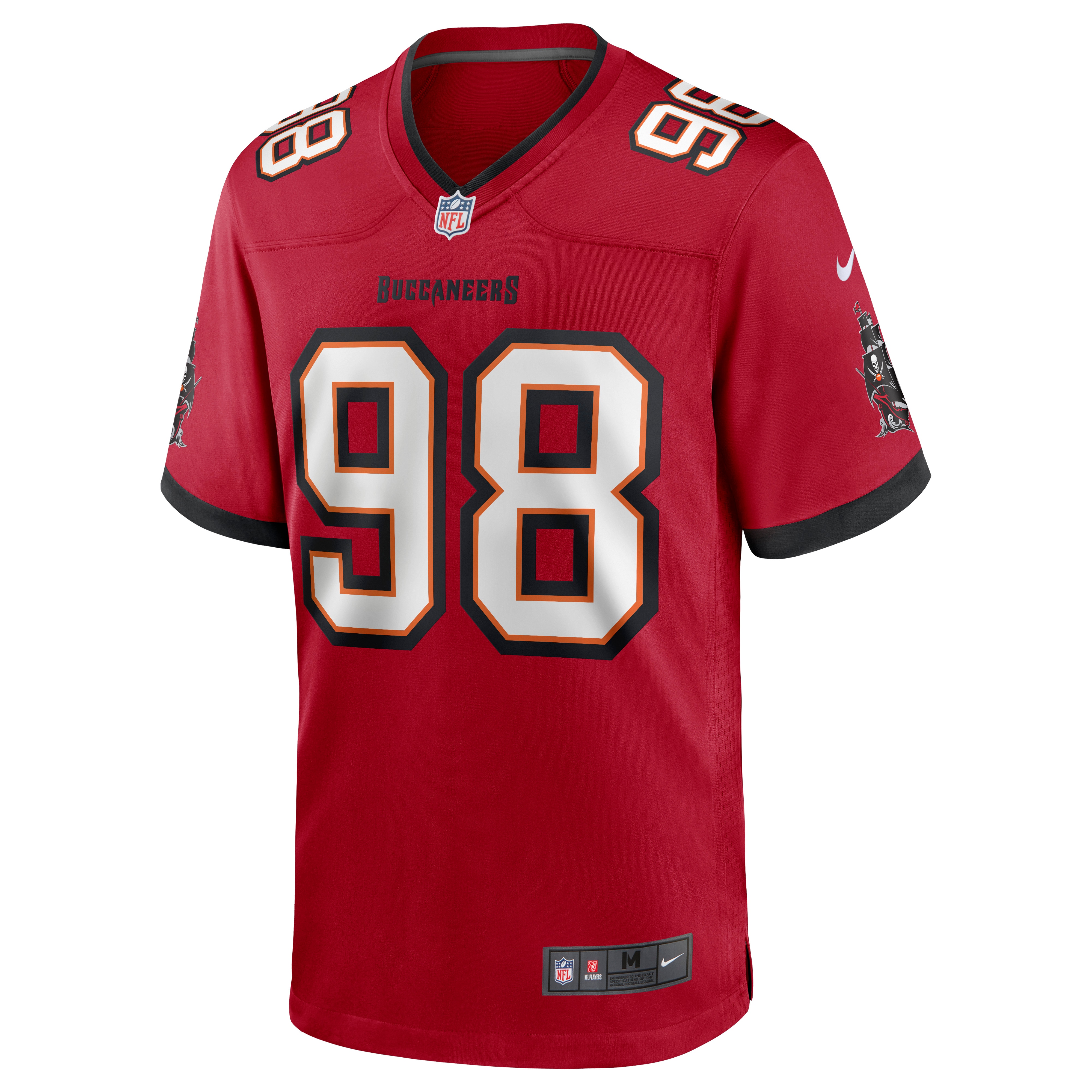 Anthony Nelson Tampa Bay BuccaneersGame Jersey - Red