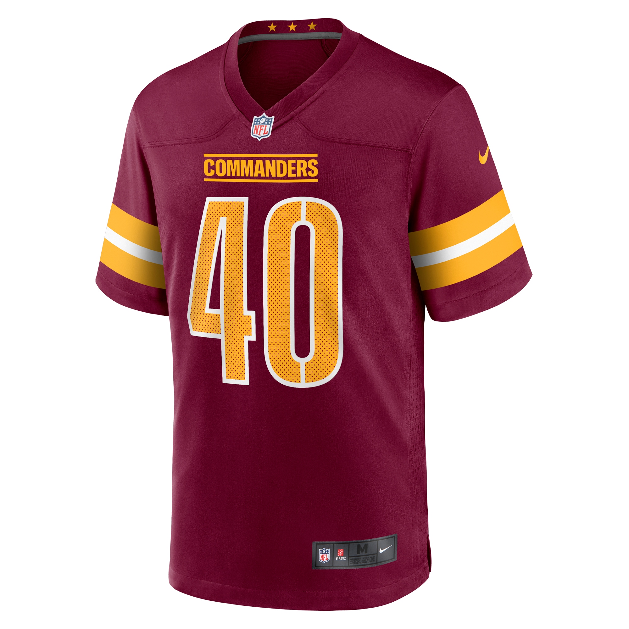 Kendall Smith Washington CommandersTeam Game Jersey - Burgundy