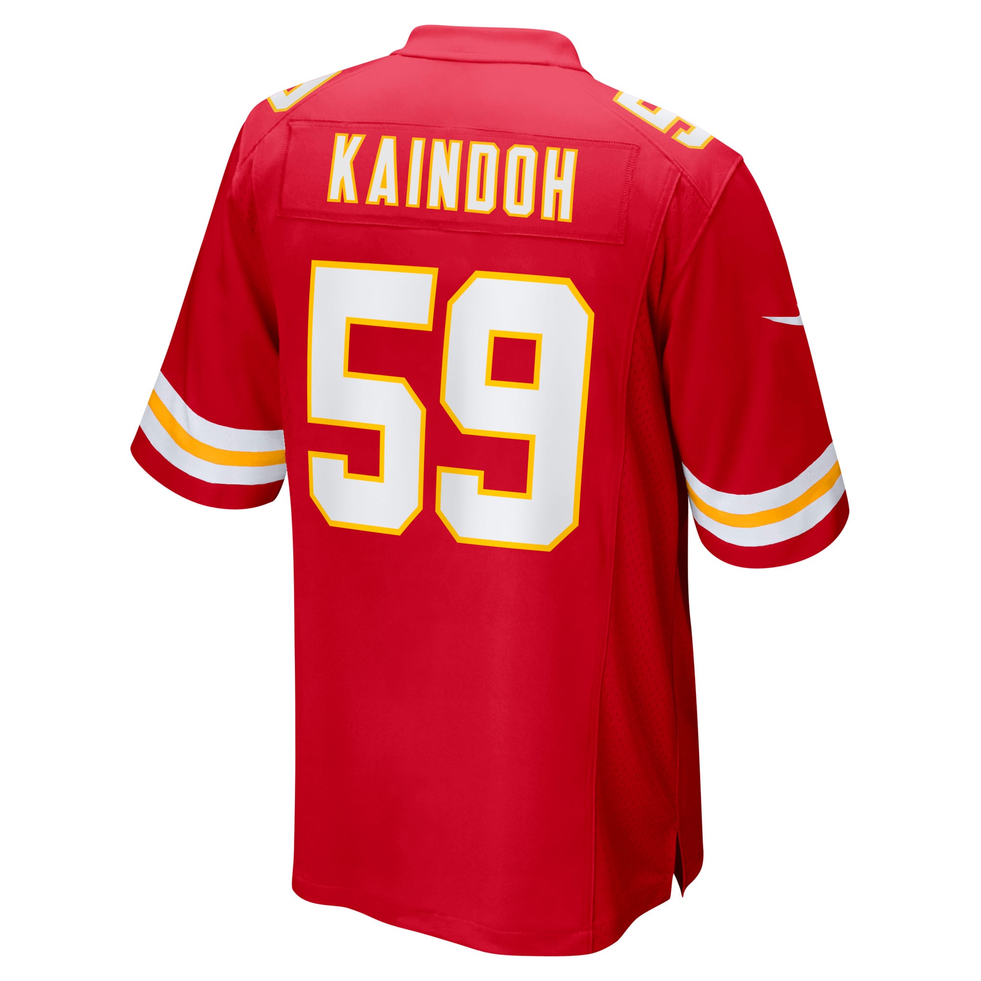 Joshua Kaindoh Kansas City ChiefsGame Jersey - Red