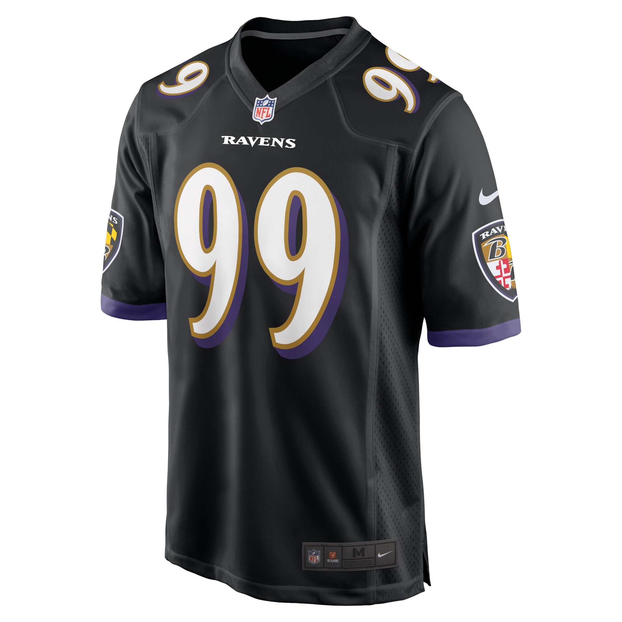 Odafe Oweh Baltimore RavensGame Jersey - Black