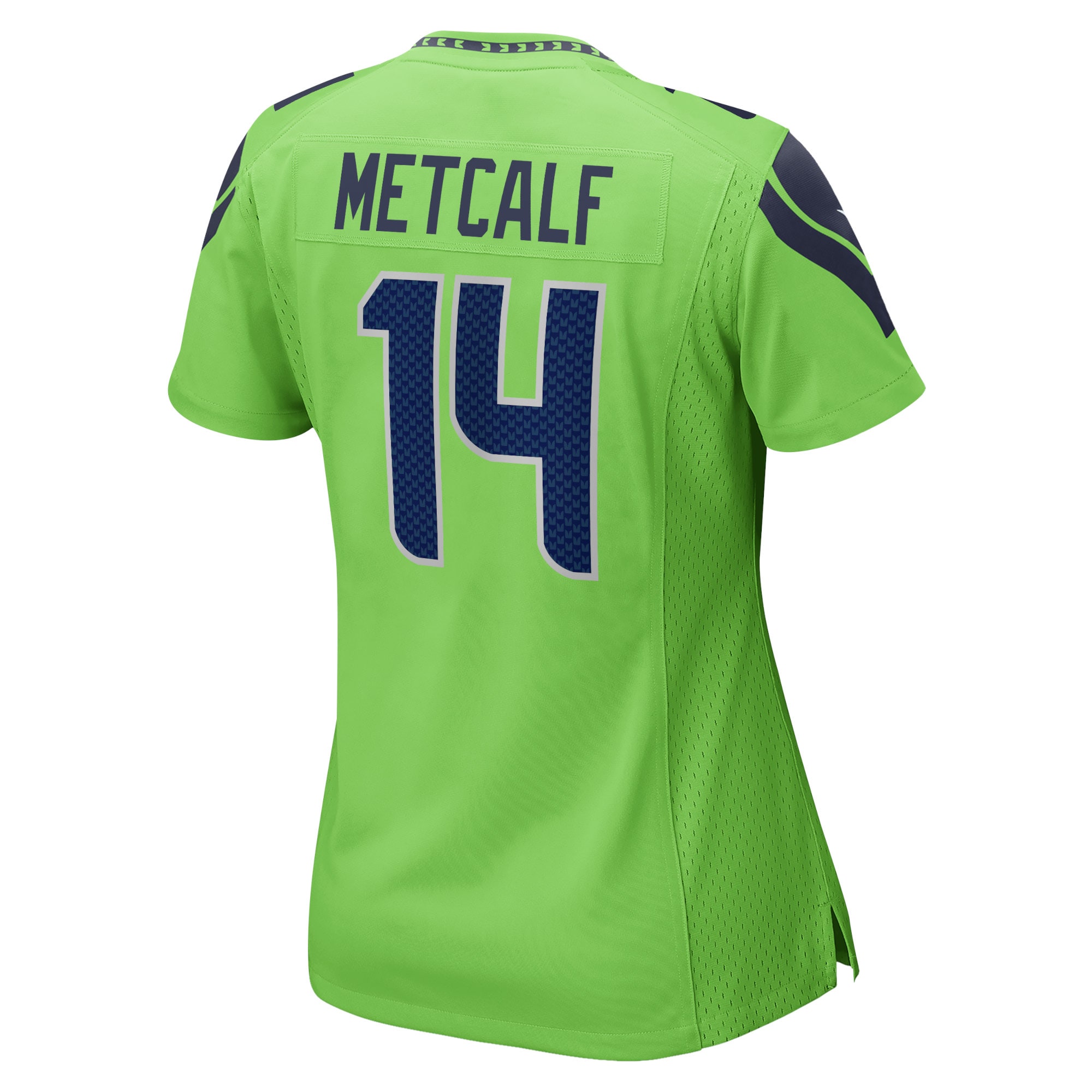 DK Metcalf Seattle Seahawks Women's Game Jersey - Neon Green