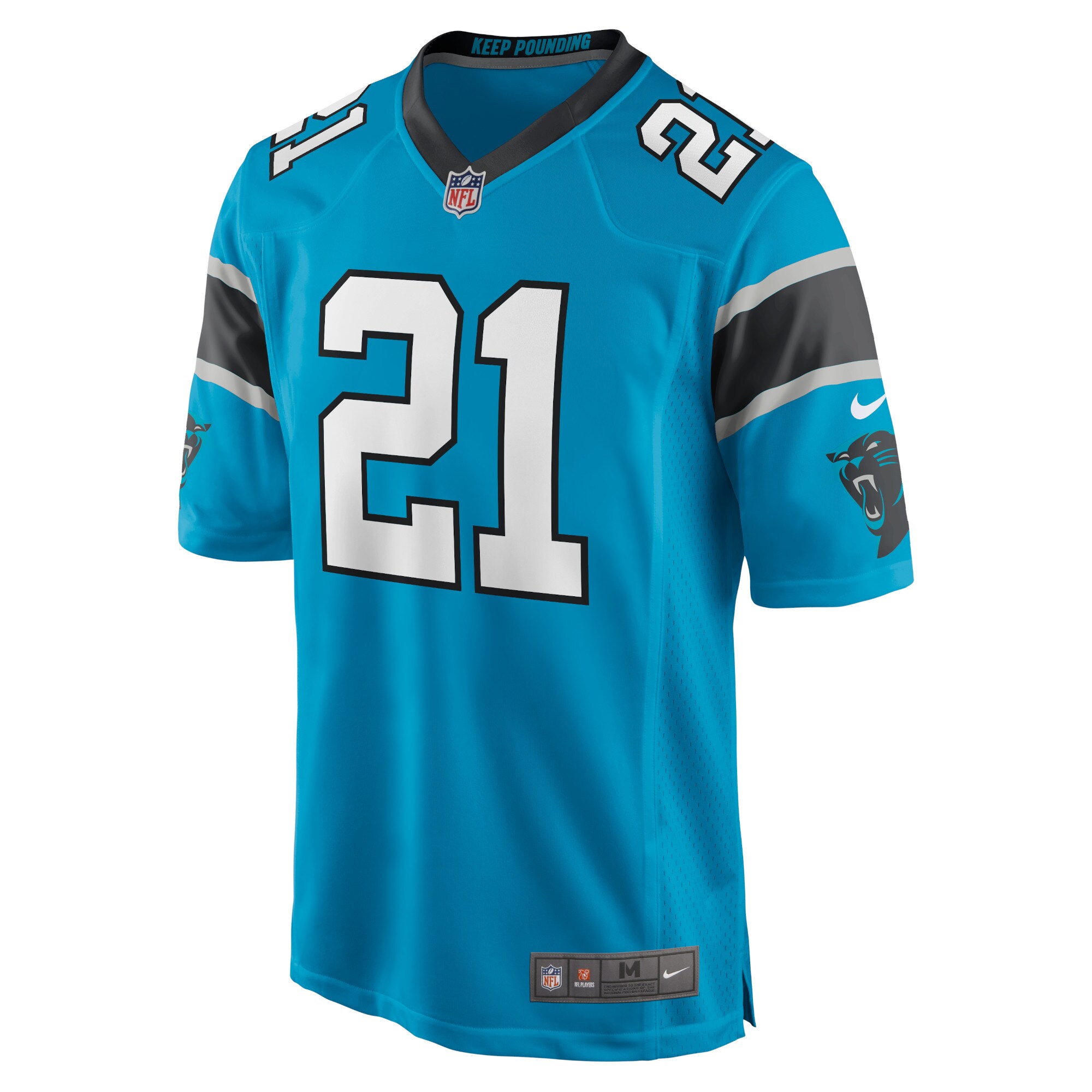 Jeremy Chinn Carolina PanthersGame Jersey - Blue