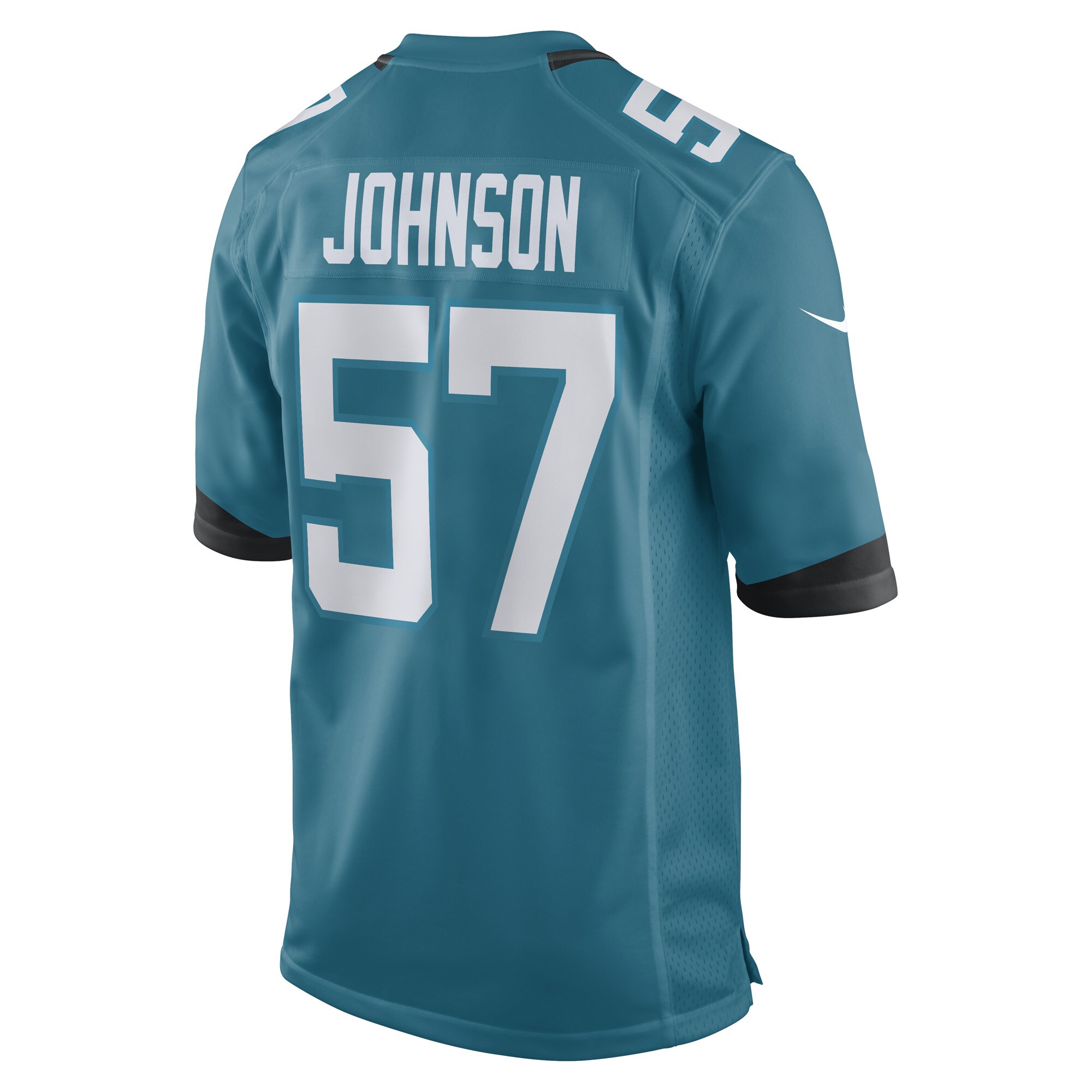 Caleb Johnson Jacksonville JaguarsGame Player Jersey - Teal