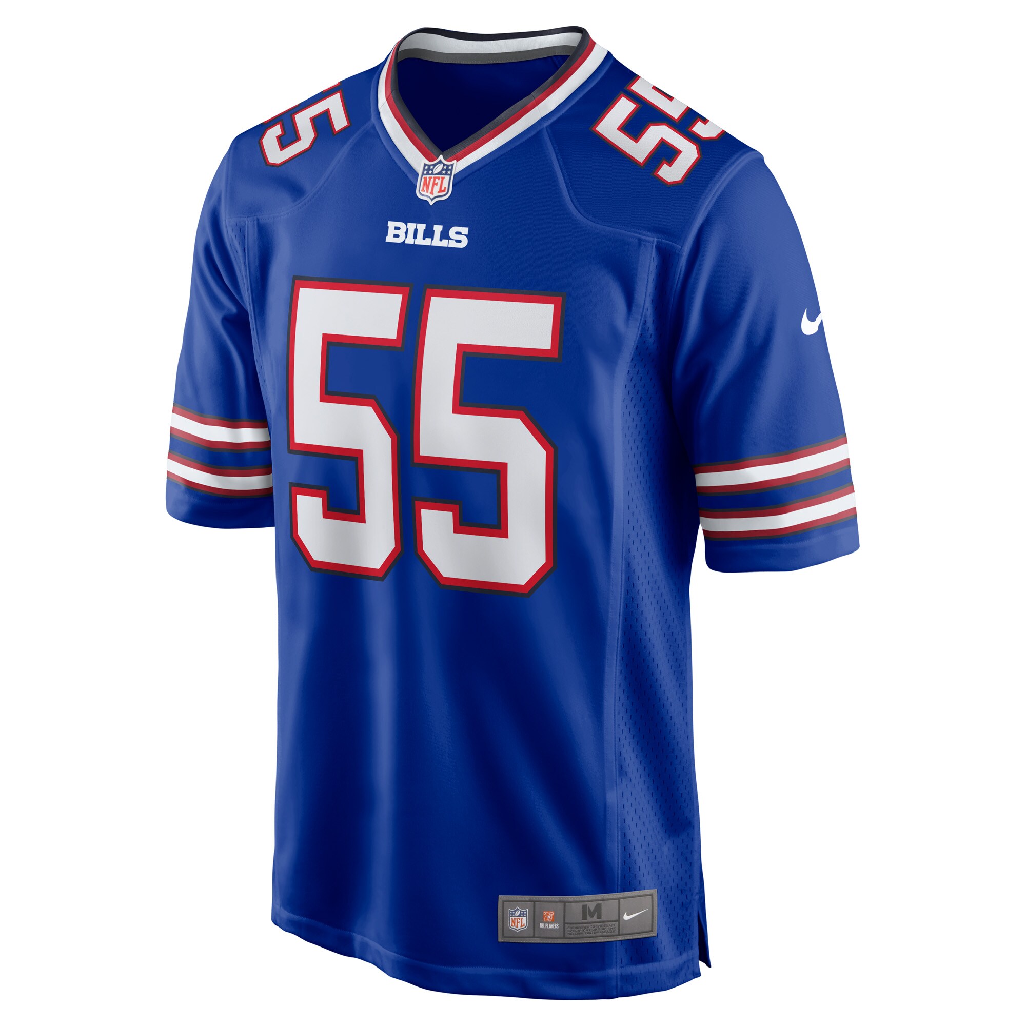 Boogie Basham Buffalo BillsGame Jersey - Royal