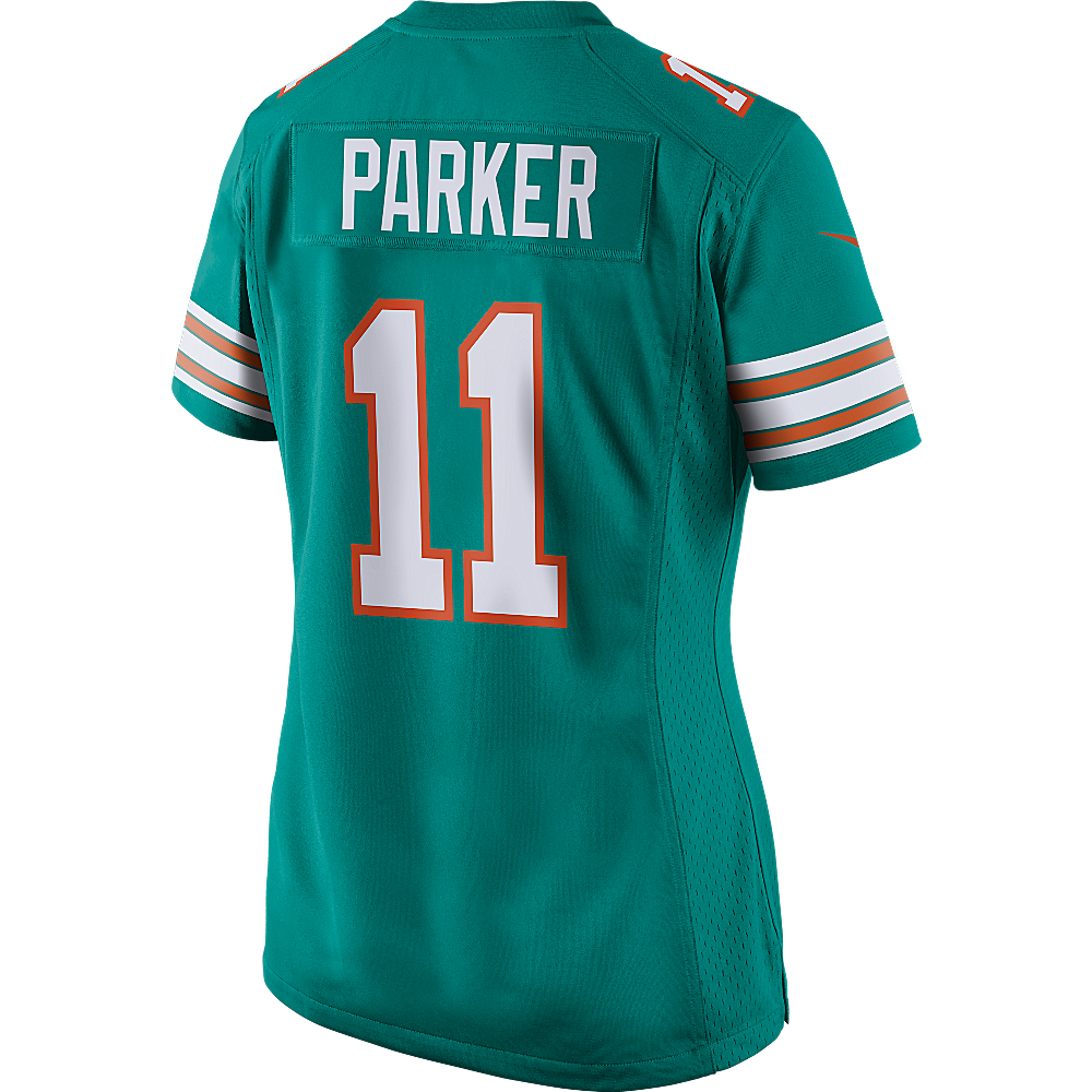 DeVante Parker Miami Dolphins Women's Game Player Jersey - Aqua