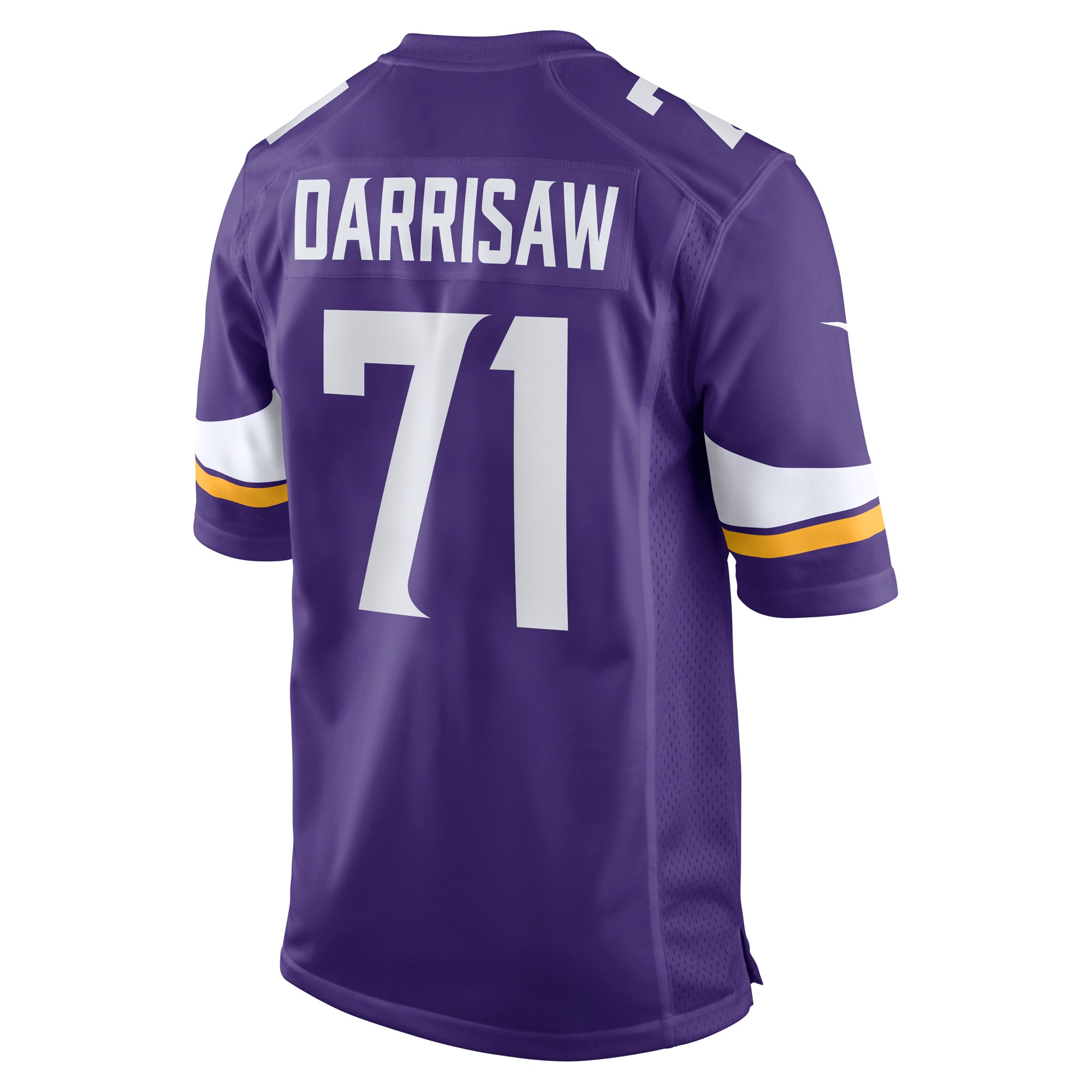 Christian Darrisaw Minnesota VikingsGame Jersey - Purple