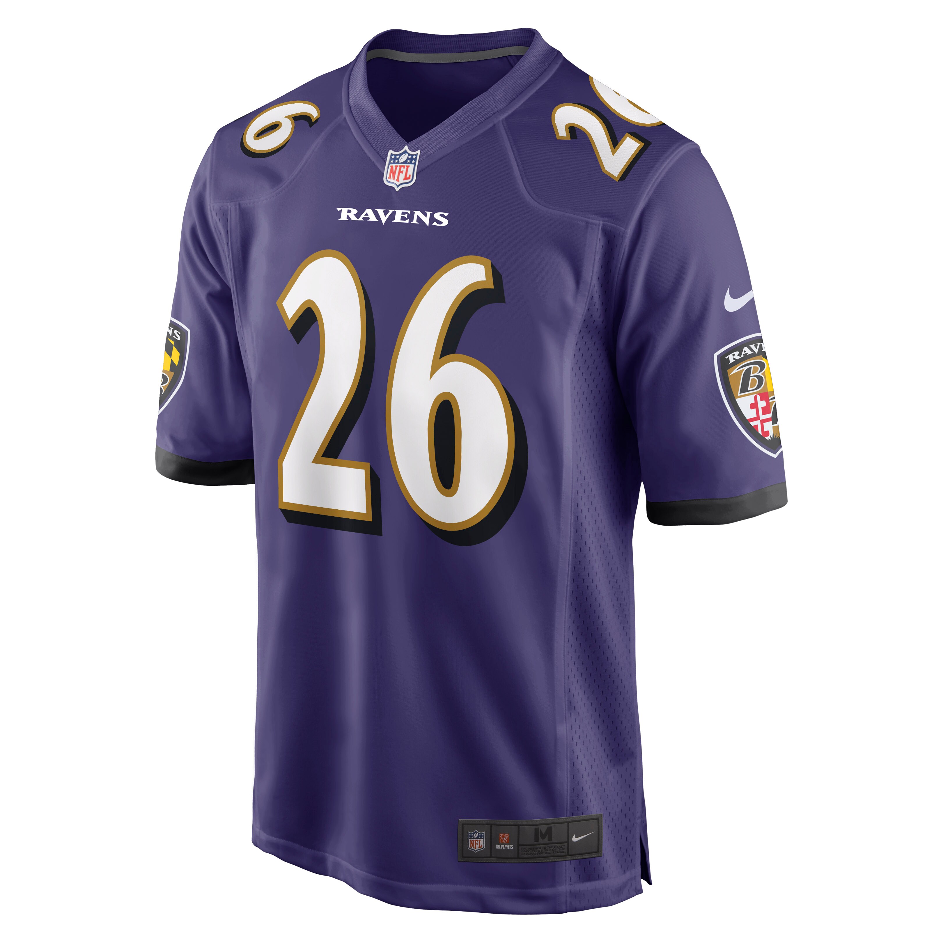 Geno Stone Baltimore RavensGame Jersey - Purple