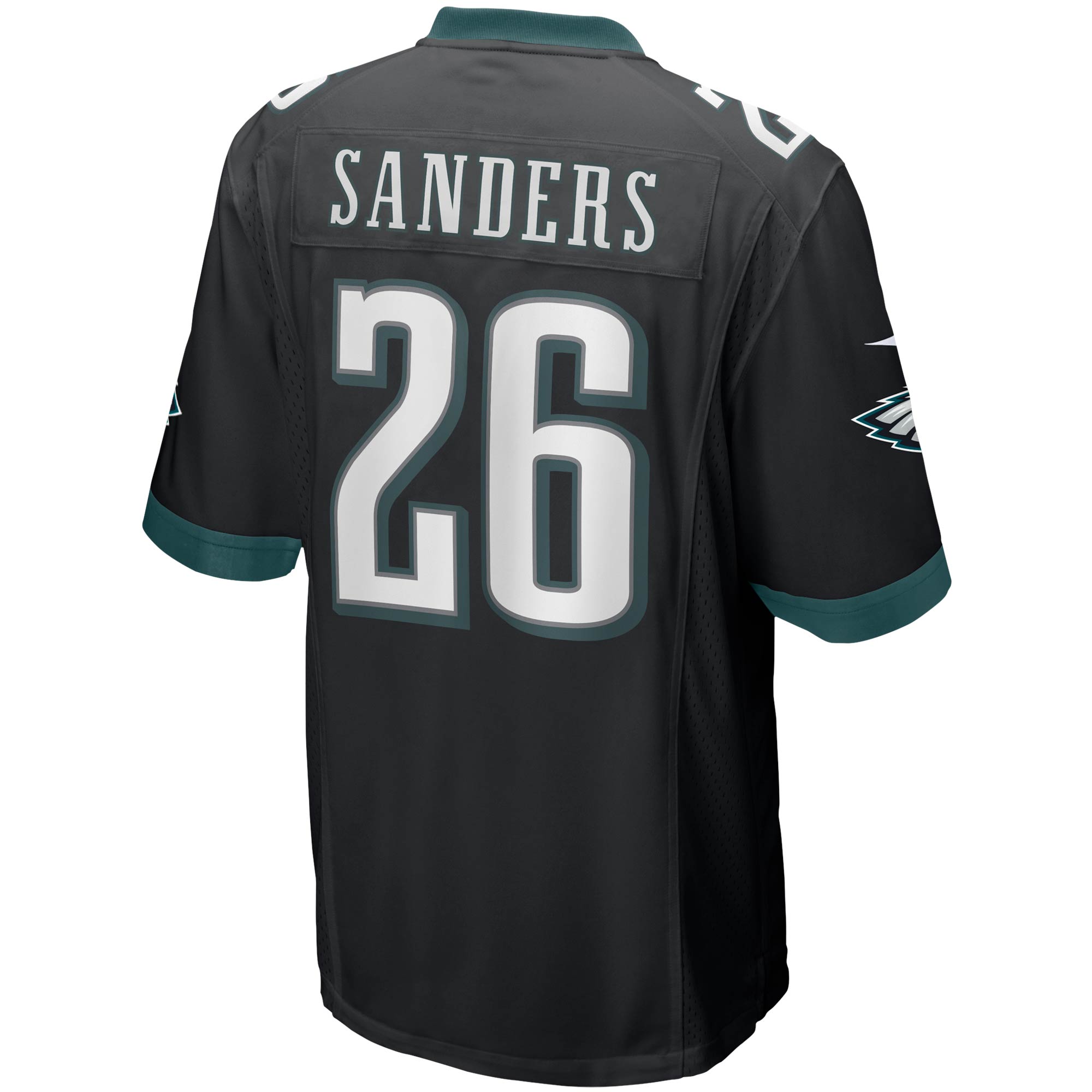 Miles Sanders Philadelphia EaglesGame Jersey - Black