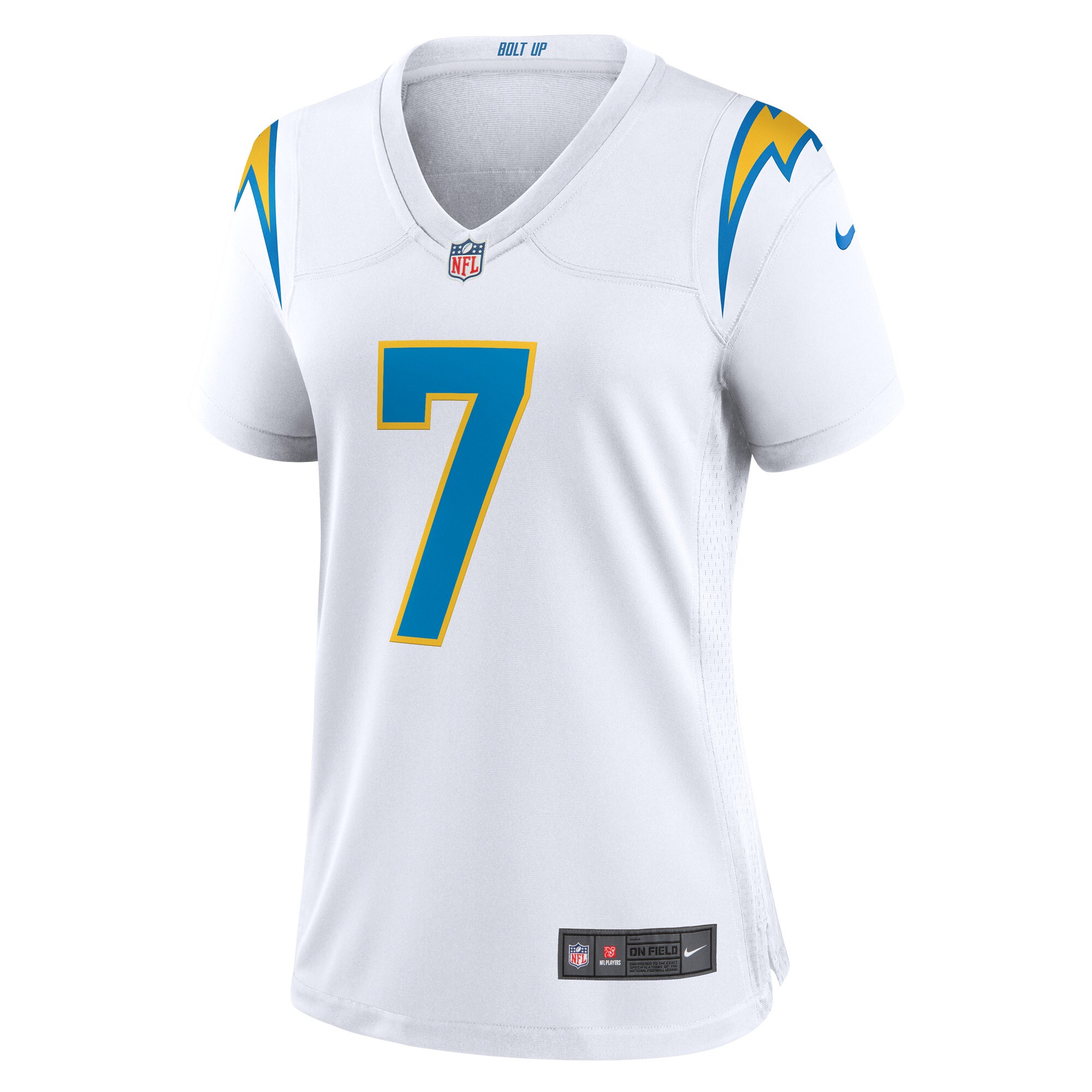 Gerald Everett Los Angeles Chargers Women's Game Player Jersey - White