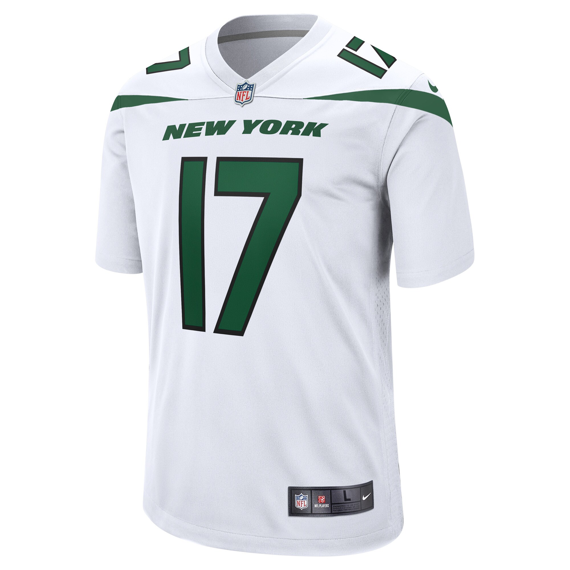 Garrett Wilson New York JetsGame Player Jersey - White