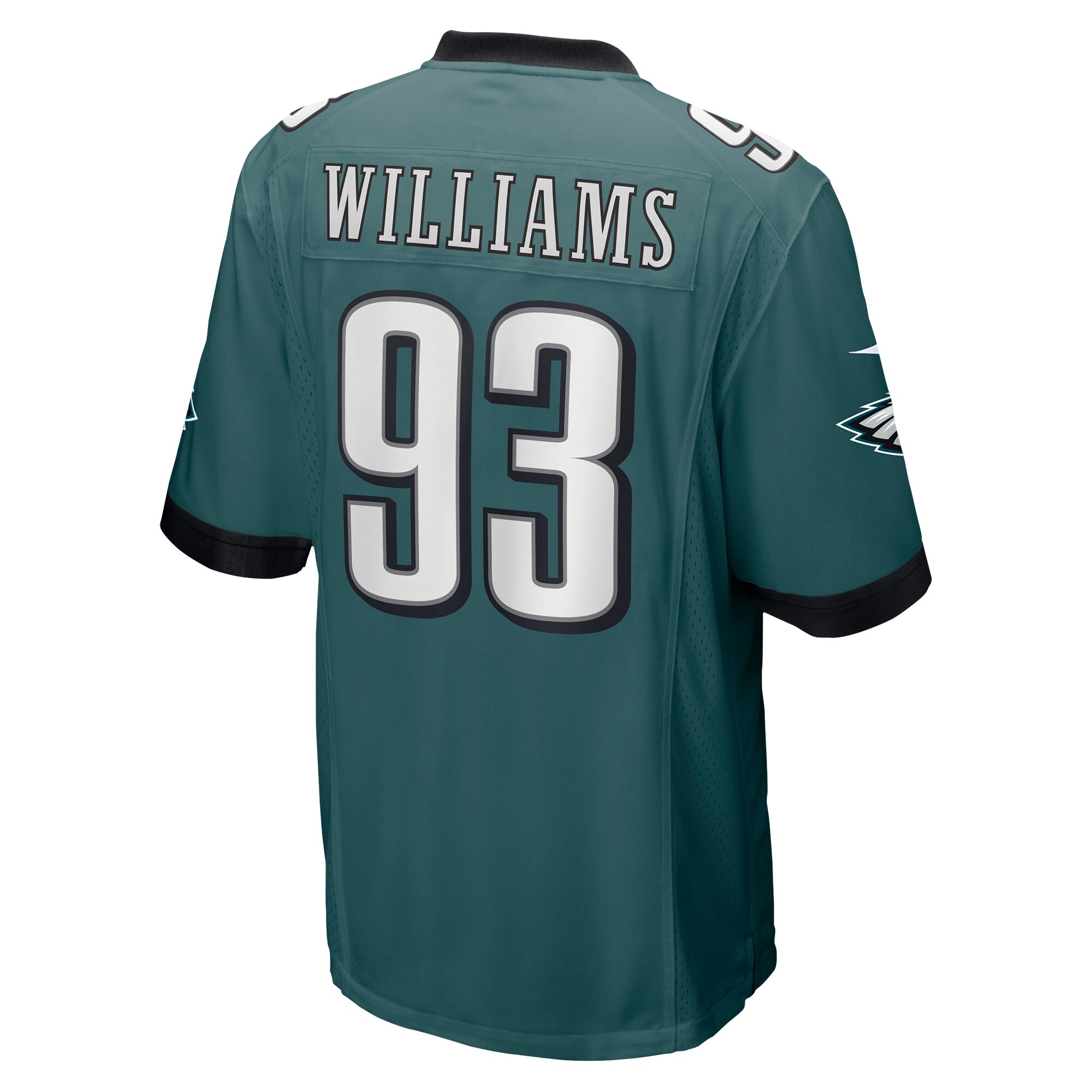 Milton Williams Philadelphia EaglesGame Jersey - Midnight Green