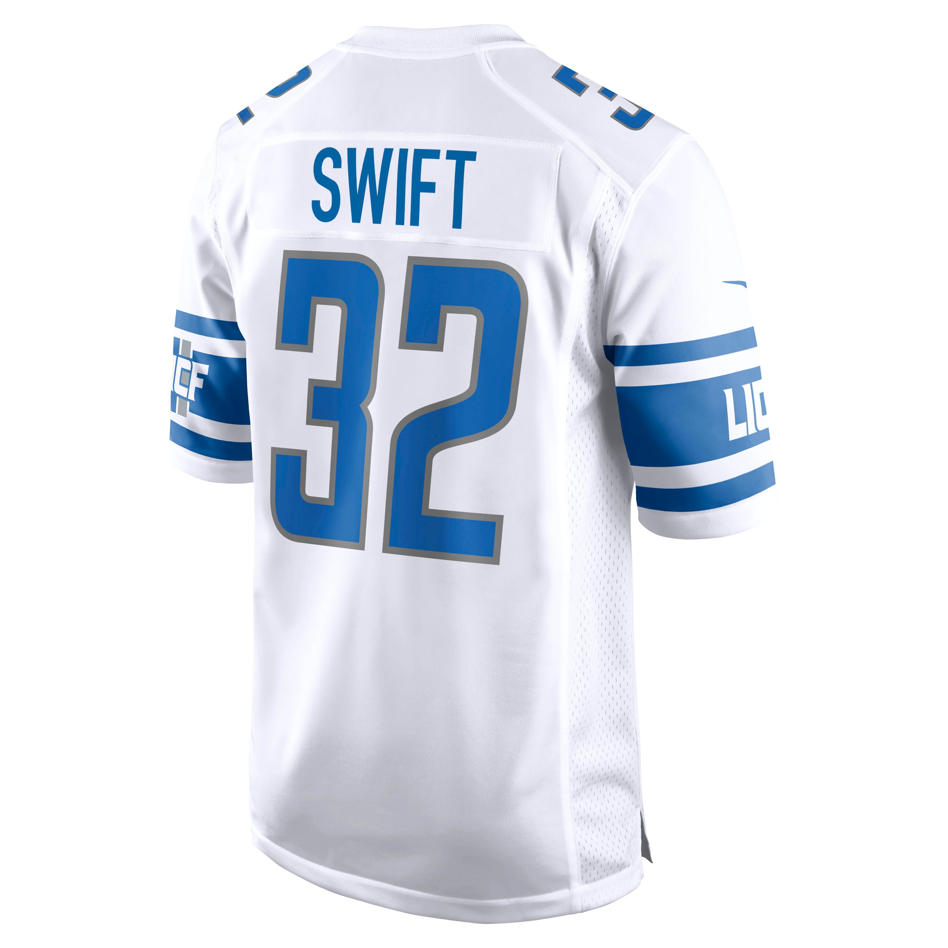 D'Andre Swift Detroit LionsGame Jersey - White