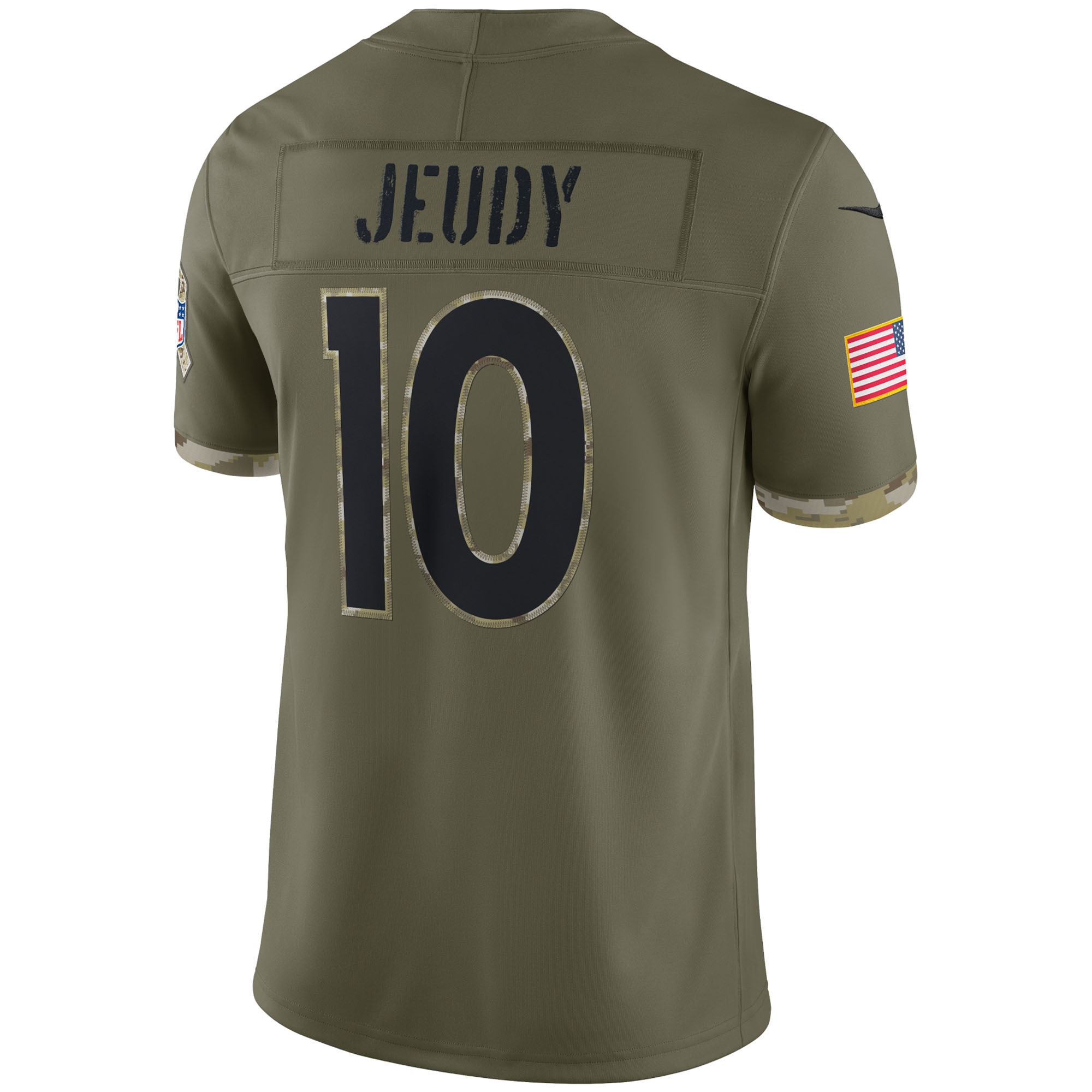 Jerry Jeudy Denver Broncos2022 Salute To Service Limited Jersey - Olive