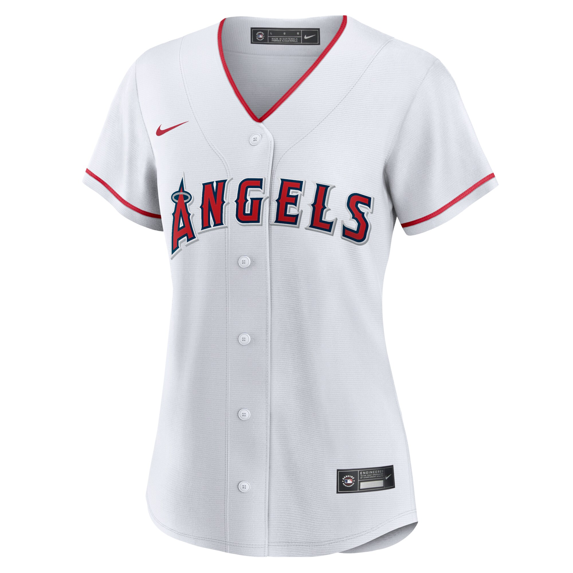 Los Angeles Angels Women's Home Replica Team Jersey - White