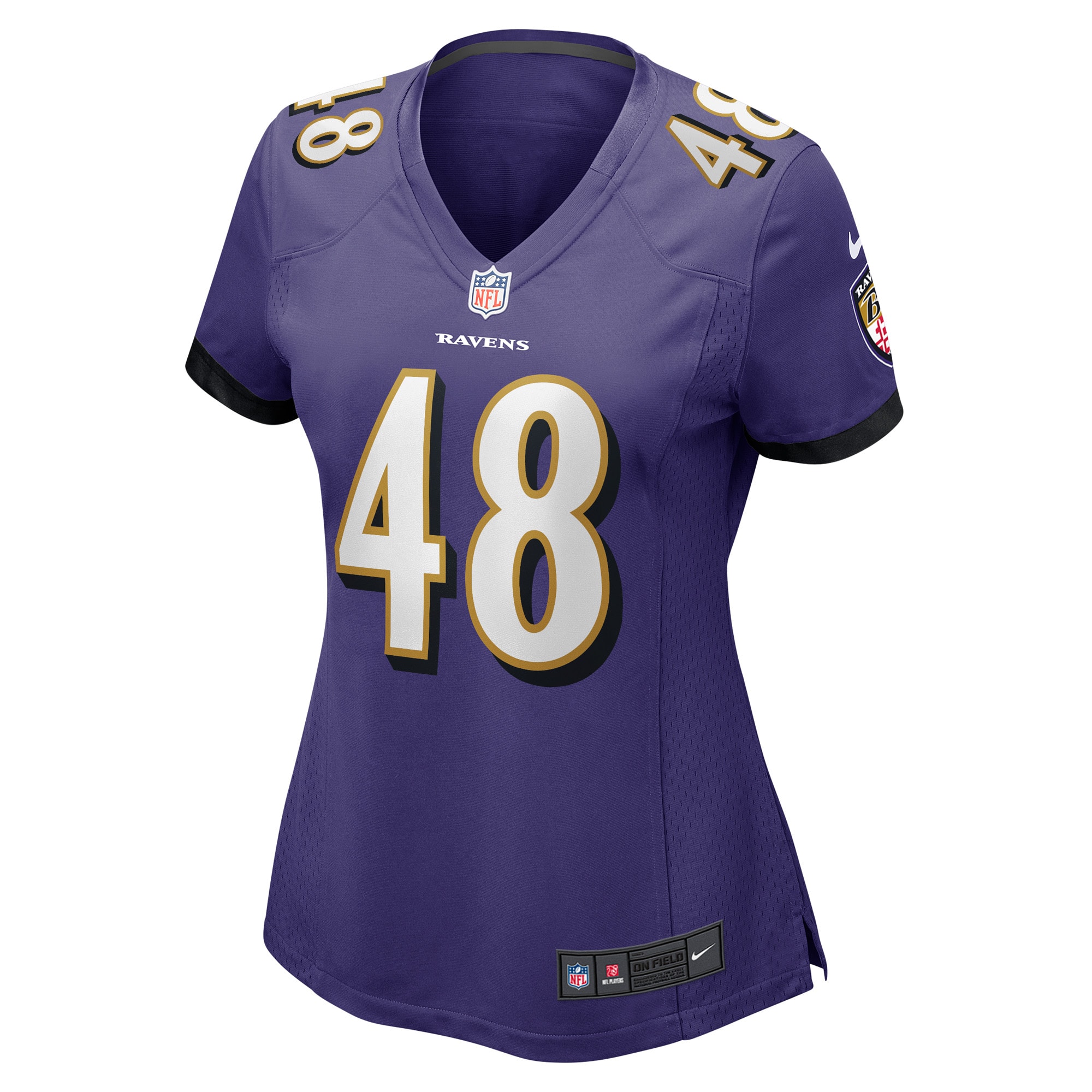 Jeremiah Moon Baltimore Ravens Women's Game Player Jersey - Purple