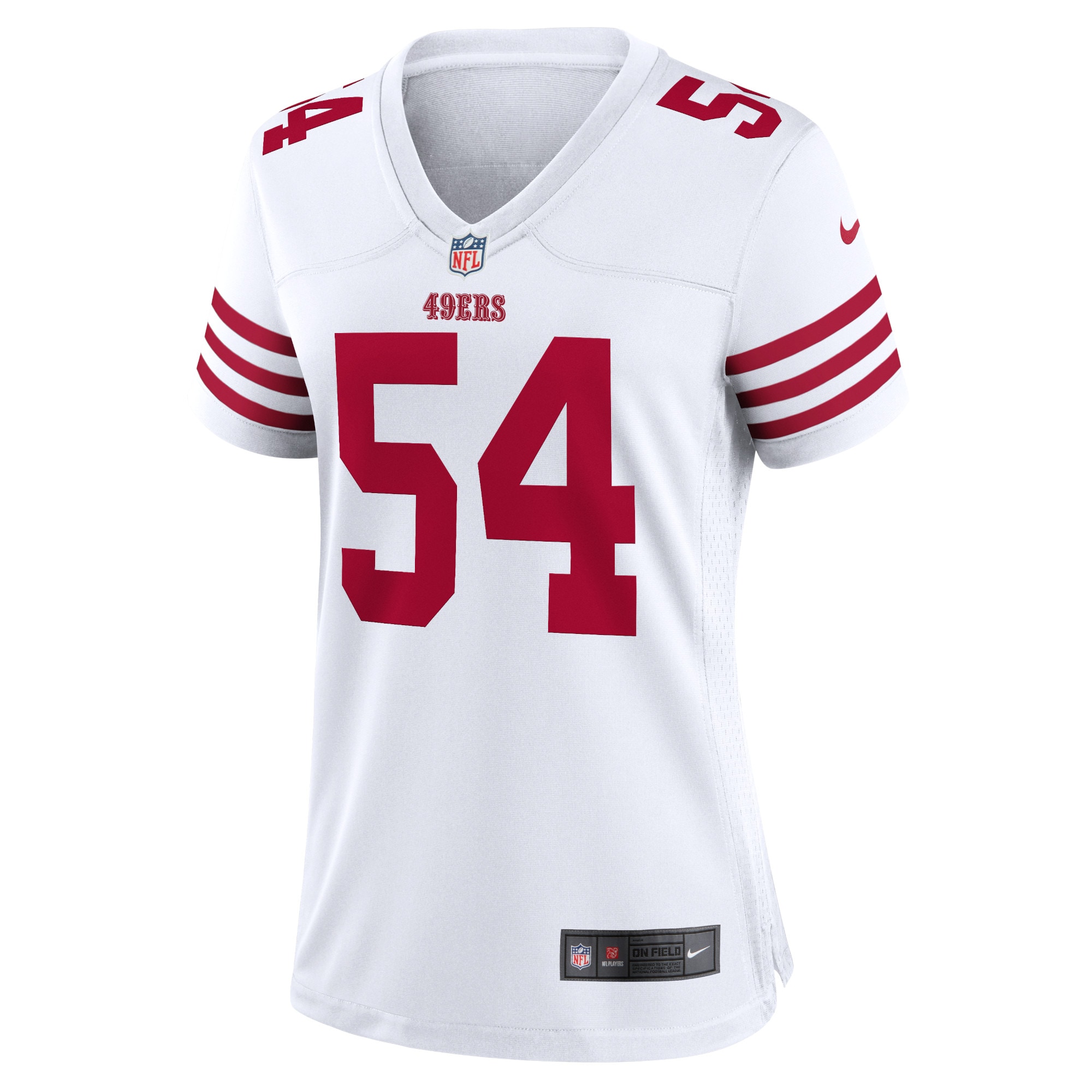 Fred Warner San Francisco 49ers Women's Player Game Jersey - White