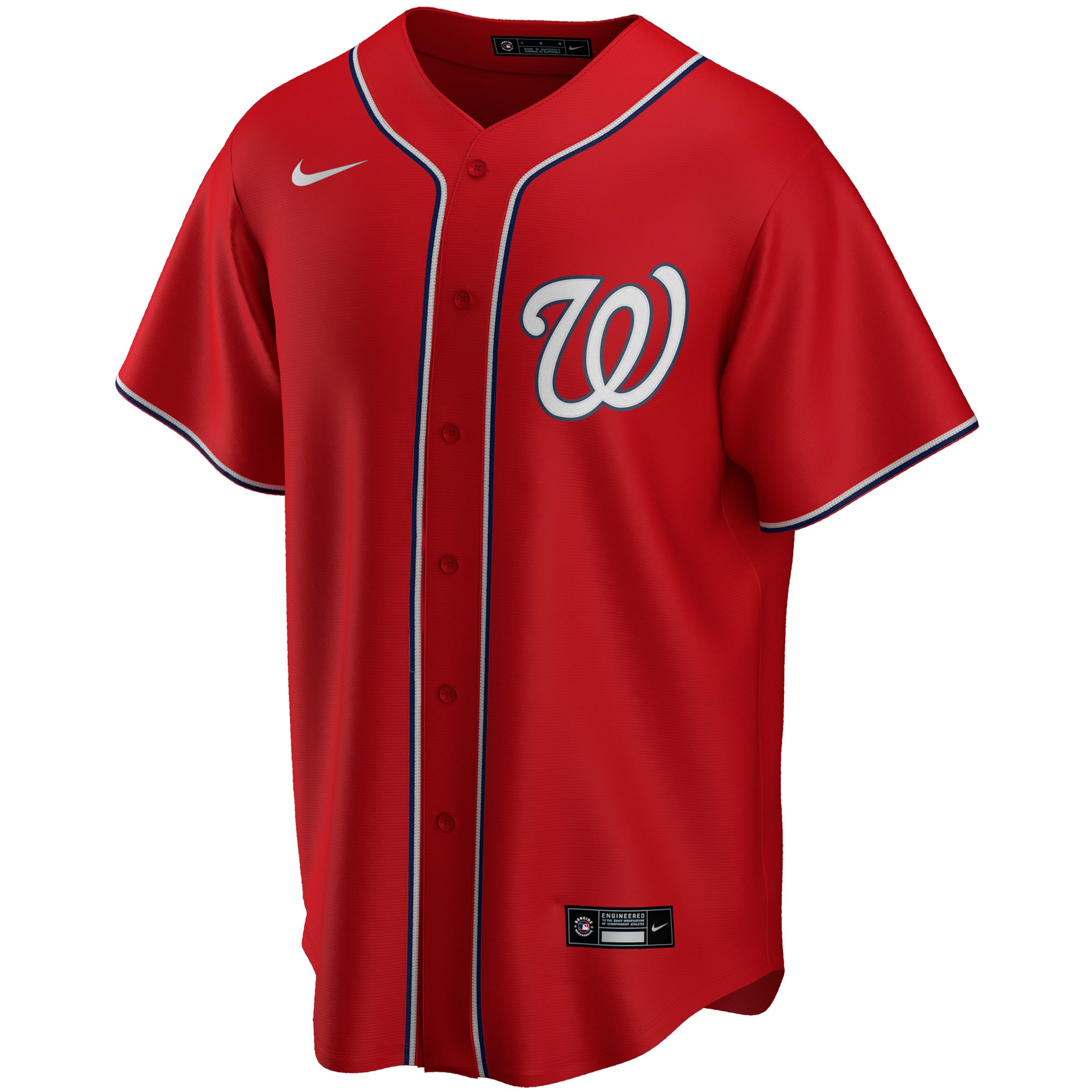 Washington NationalsYouth Alternate Replica Team Jersey - Red