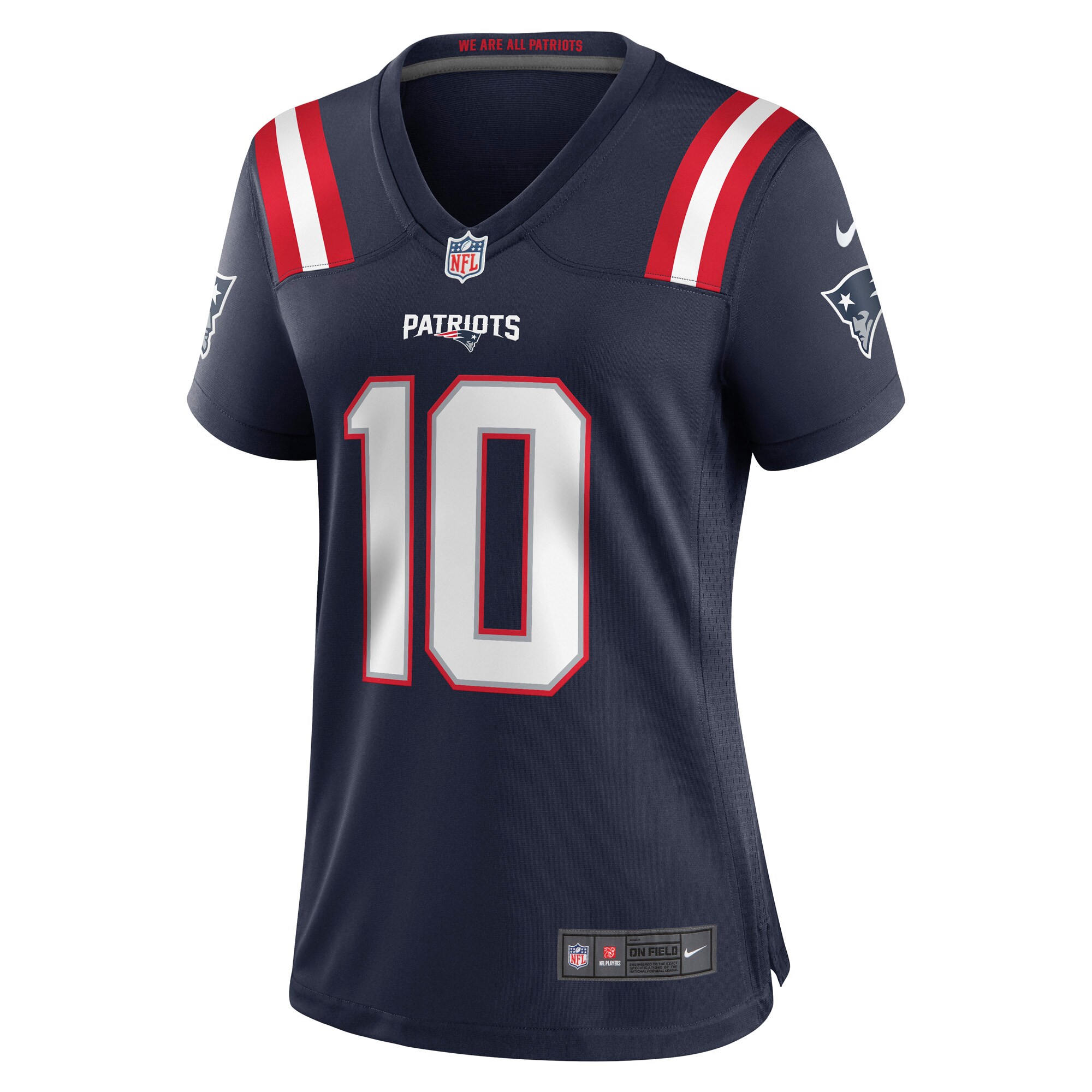 Mac Jones New England Patriots Women's Player Game Jersey - Navy