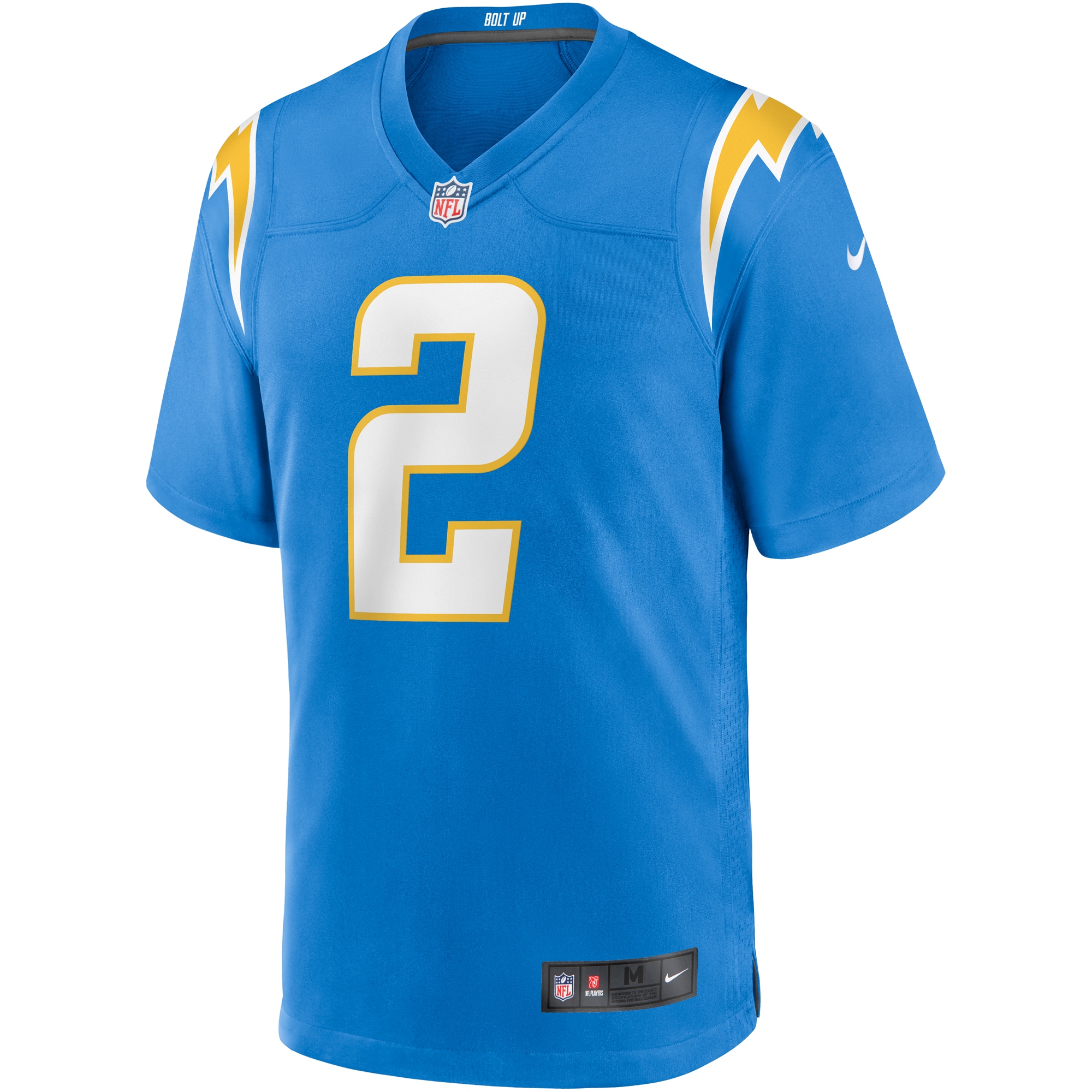 Easton Stick Los Angeles ChargersGame Jersey - Powder Blue