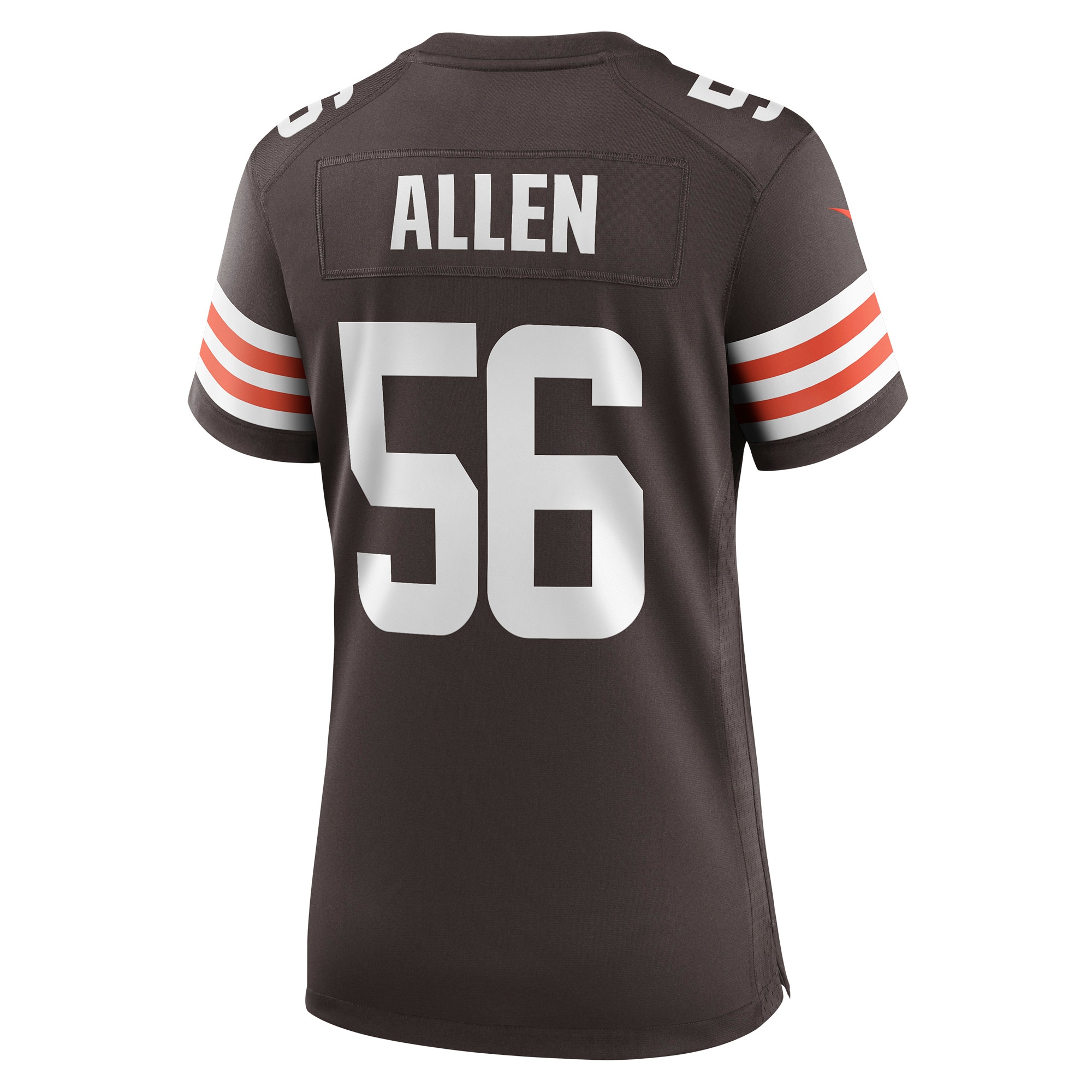 Dakota Allen Cleveland Browns Women's Game Player Jersey - Brown