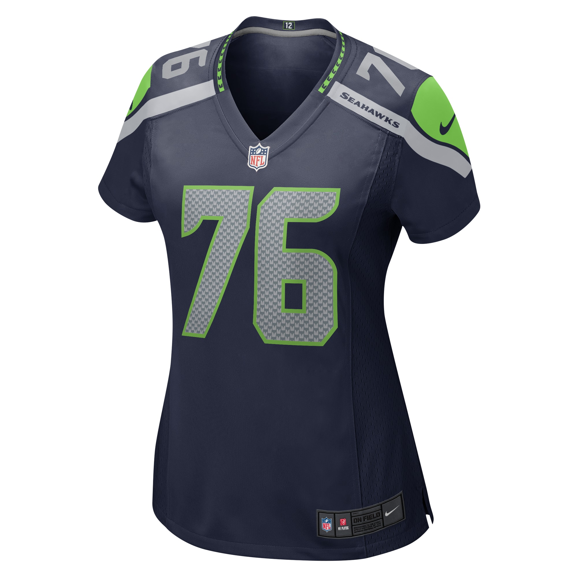 Jalen McKenzie Seattle Seahawks Women's Home Game Player Jersey - College Navy