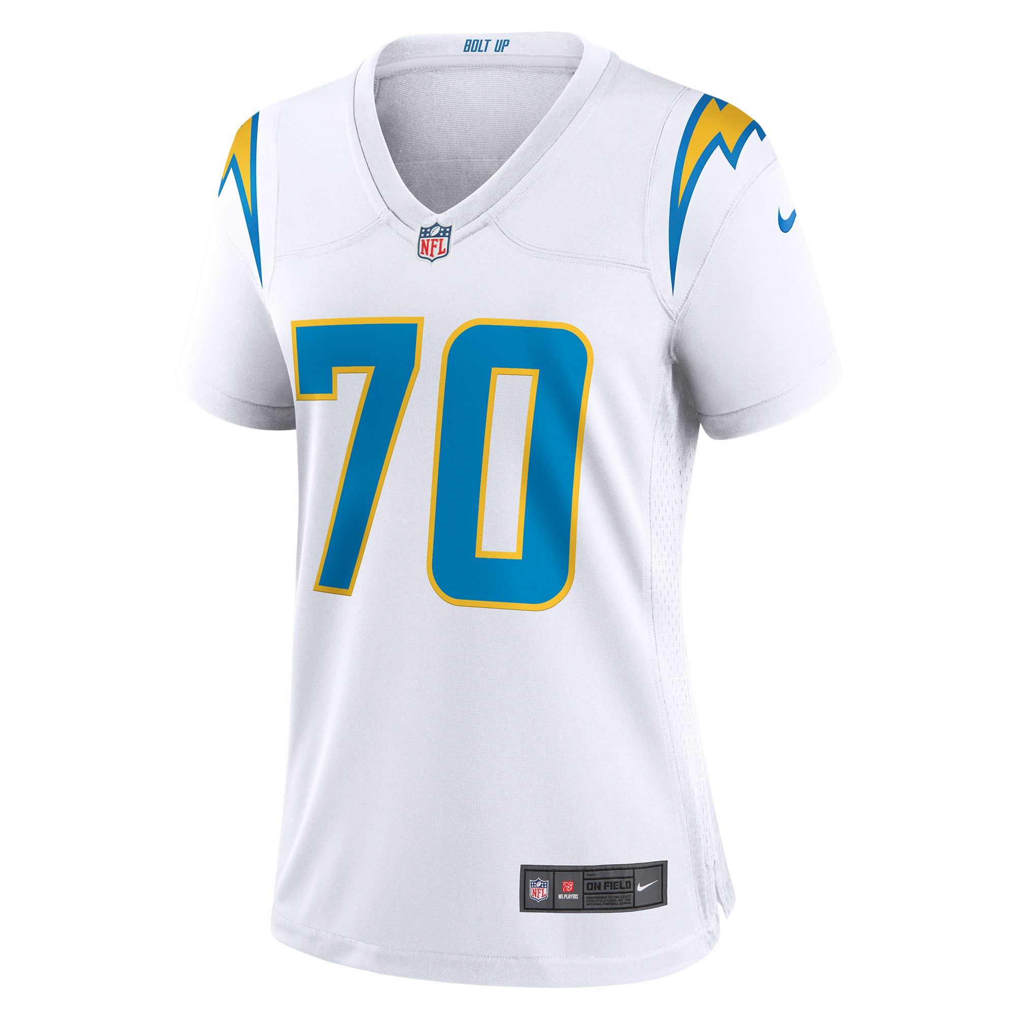 Rashawn Slater Los Angeles Chargers Women's Game Jersey - White