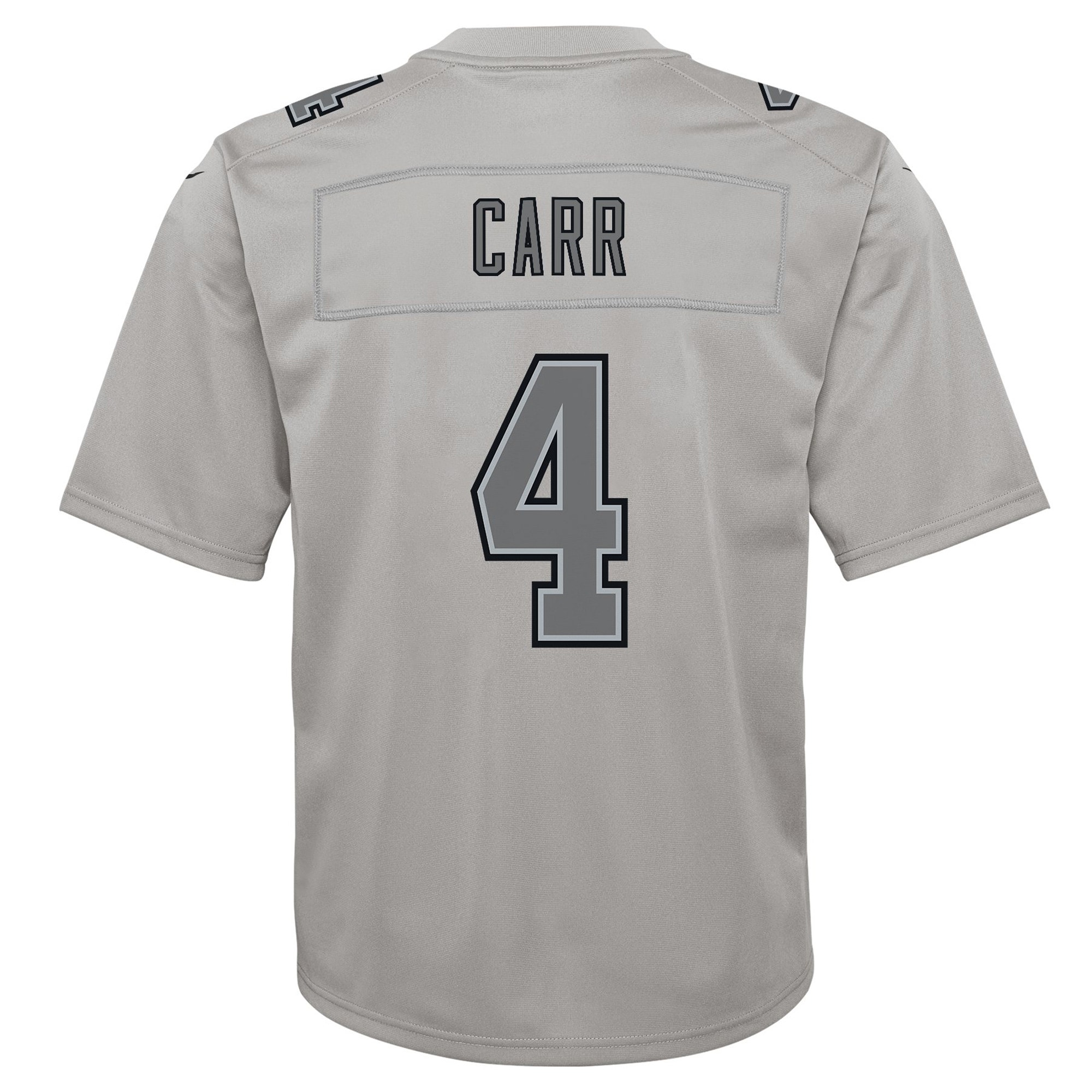 Derek Carr Las Vegas RaidersYouth Atmosphere Game Jersey - Gray