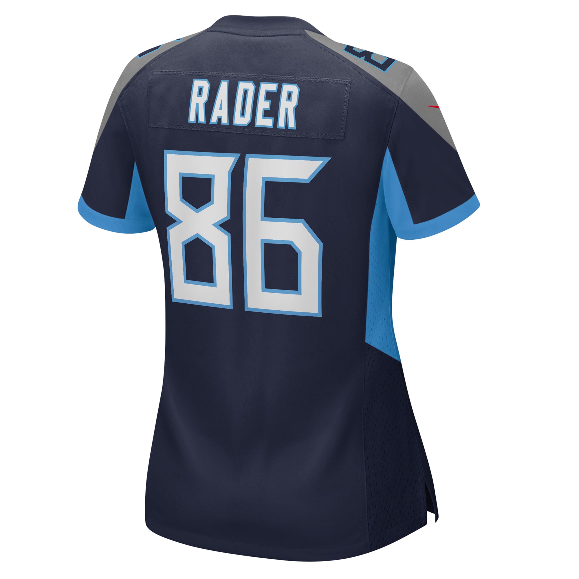 Kevin Rader Tennessee Titans Women's Game Player Jersey - Navy