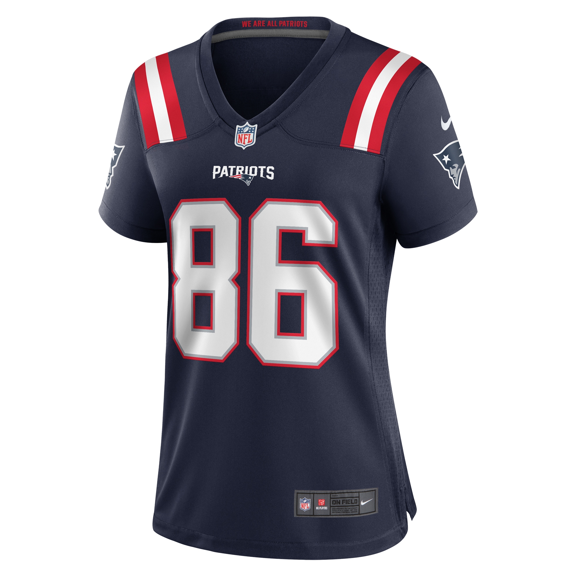 Lynn Bowden Jr. New England Patriots Women's Home Game Player Jersey - Navy