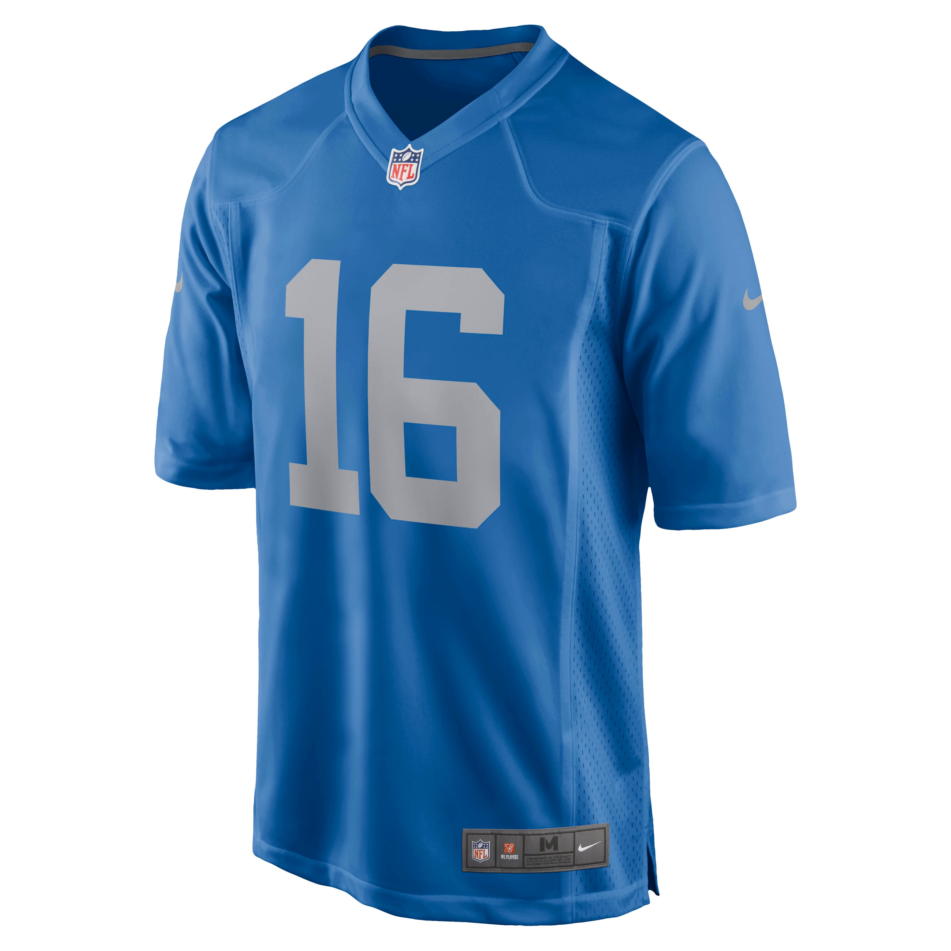 Jared Goff Detroit LionsGame Player Jersey - Blue