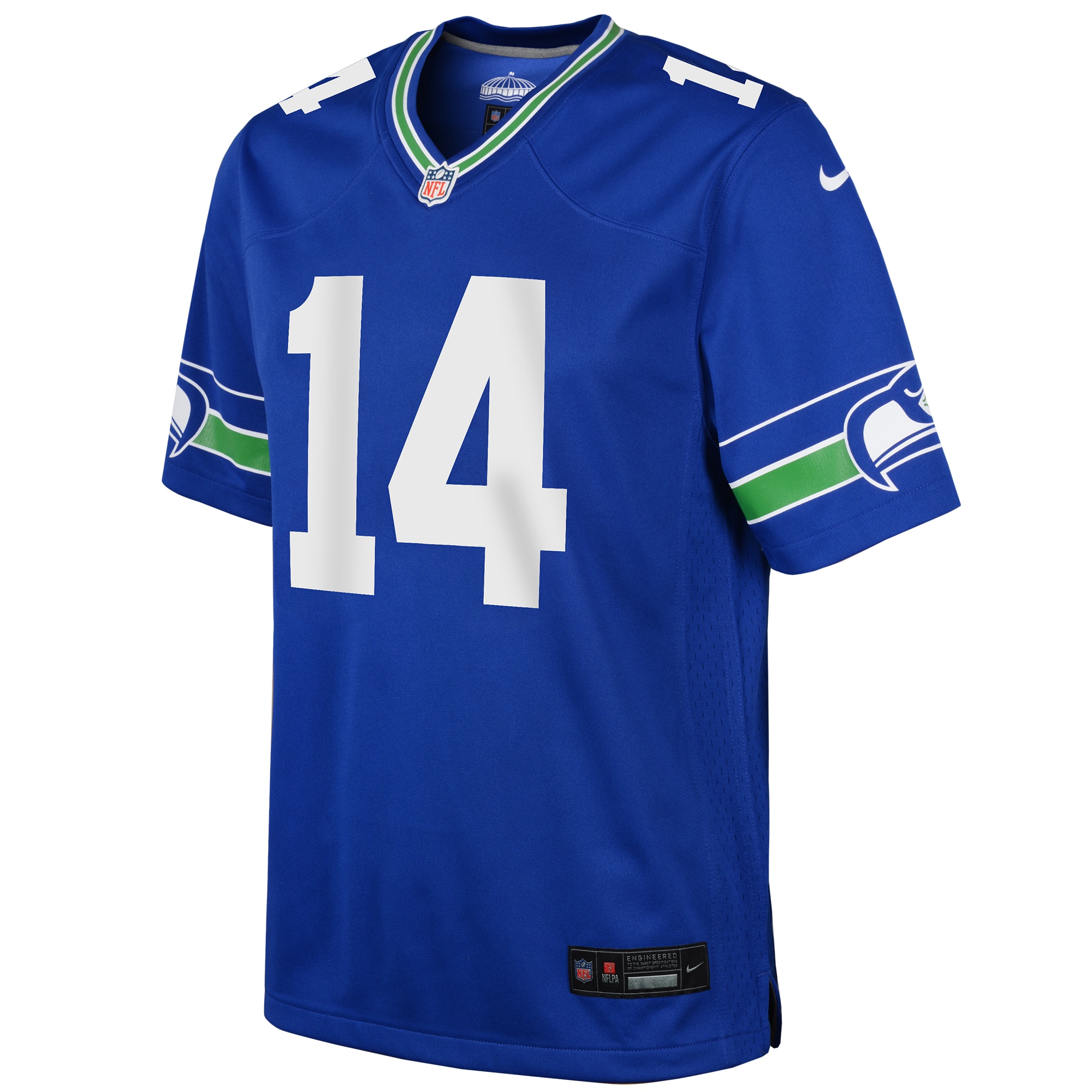 DK Metcalf Seattle SeahawksYouth Throwback Player Game Jersey - Royal