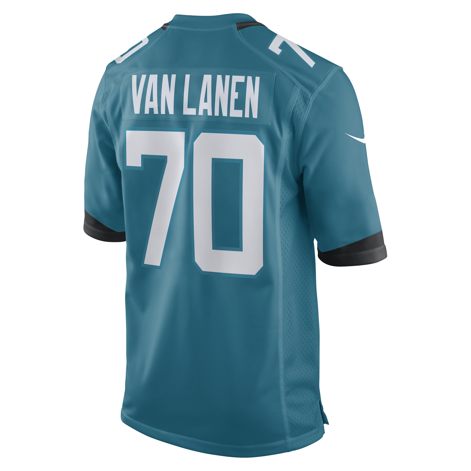 Cole Van Lanen Jacksonville JaguarsGame Player Jersey - Teal