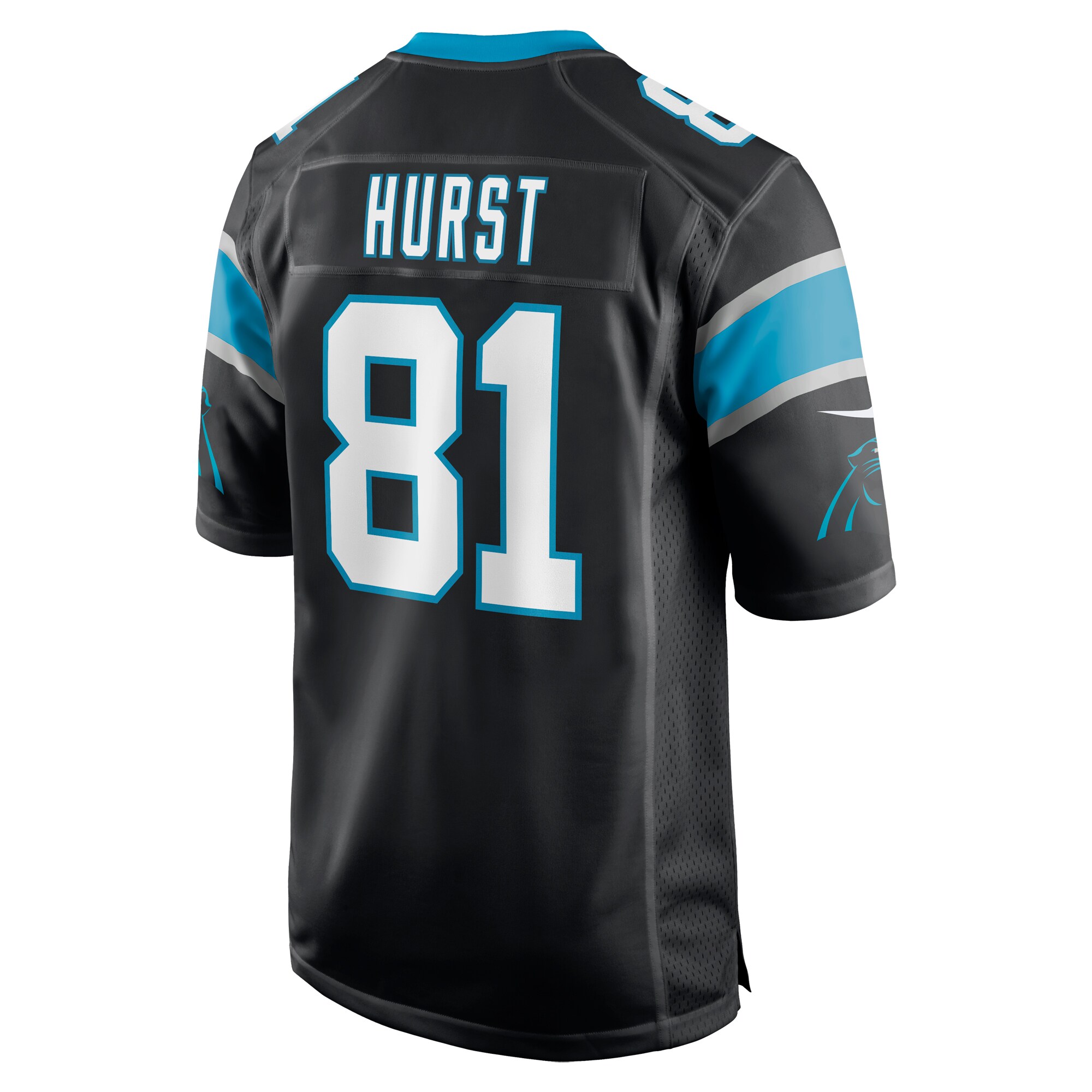 Hayden Hurst Carolina PanthersGame Player Jersey - Black