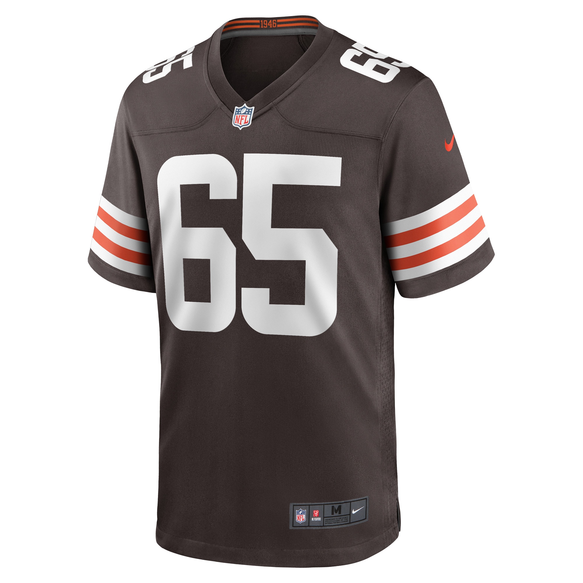 Elijah Nkansah Cleveland BrownsGame Player Jersey - Brown
