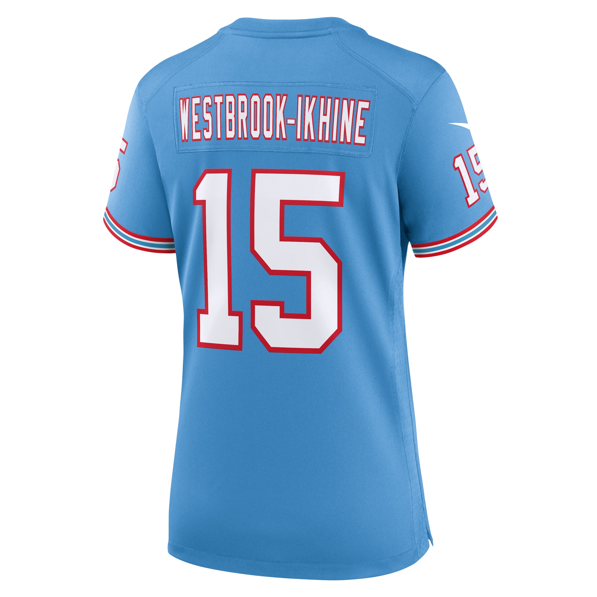 Nick Westbrook-Ikhine Tennessee Titans Women's Oilers Throwback Player Game Jersey - Light Blue