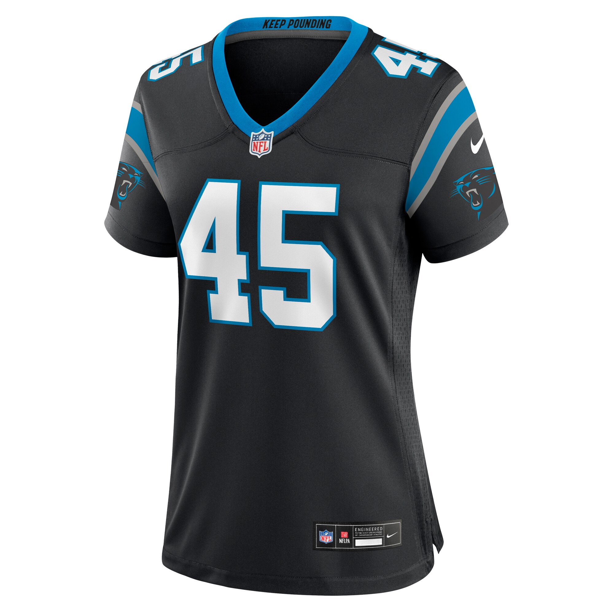Giovanni Ricci Carolina Panthers Women's Team Game Jersey - Black