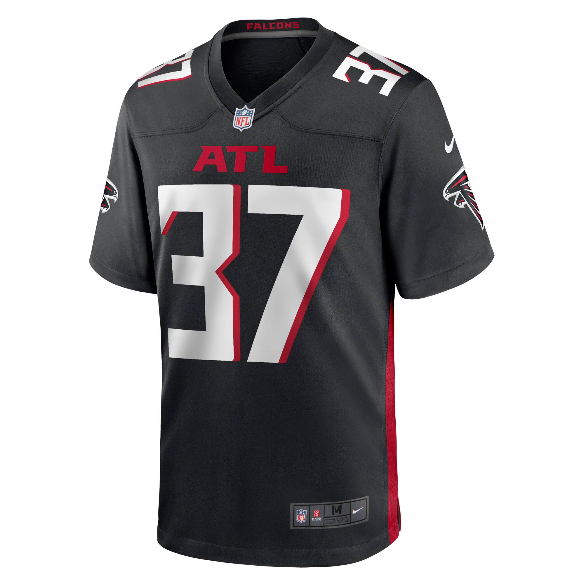 Dee Alford Atlanta FalconsPlayer Game Jersey - Black