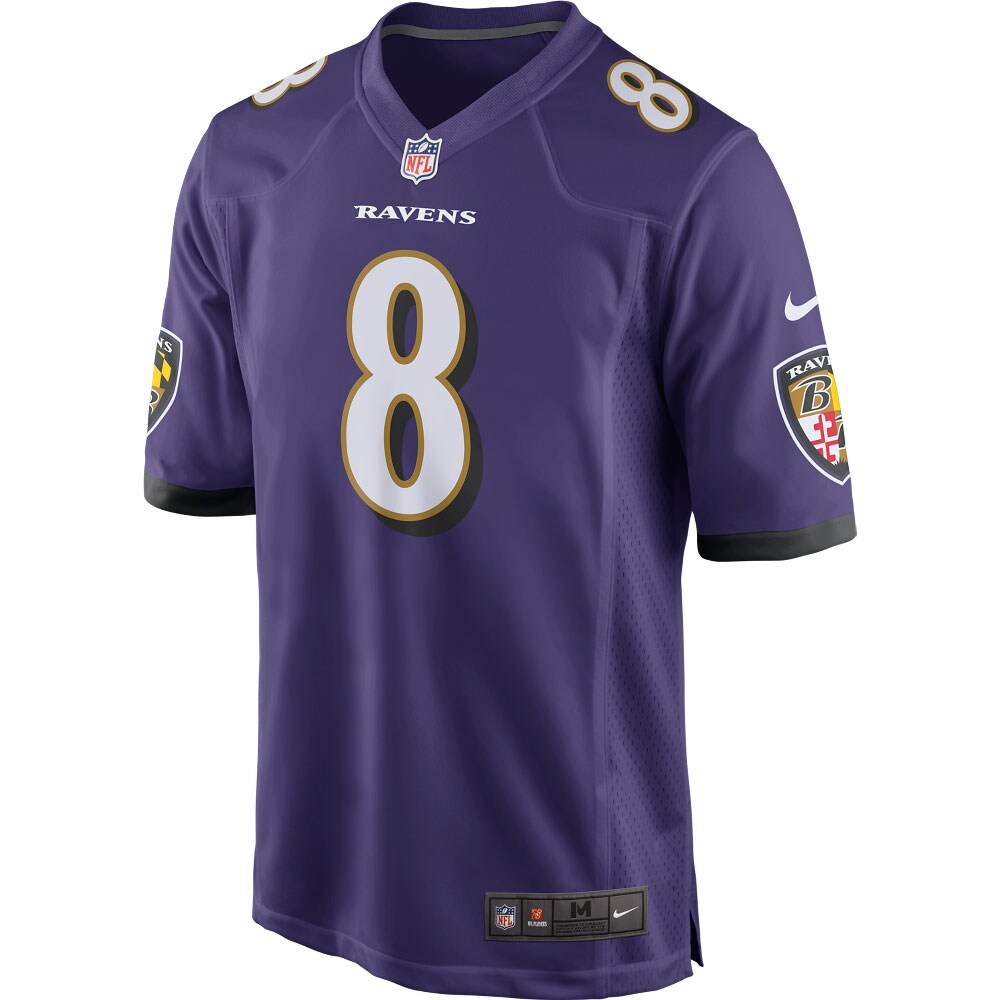 Lamar Jackson Baltimore RavensGame Player Jersey - Purple